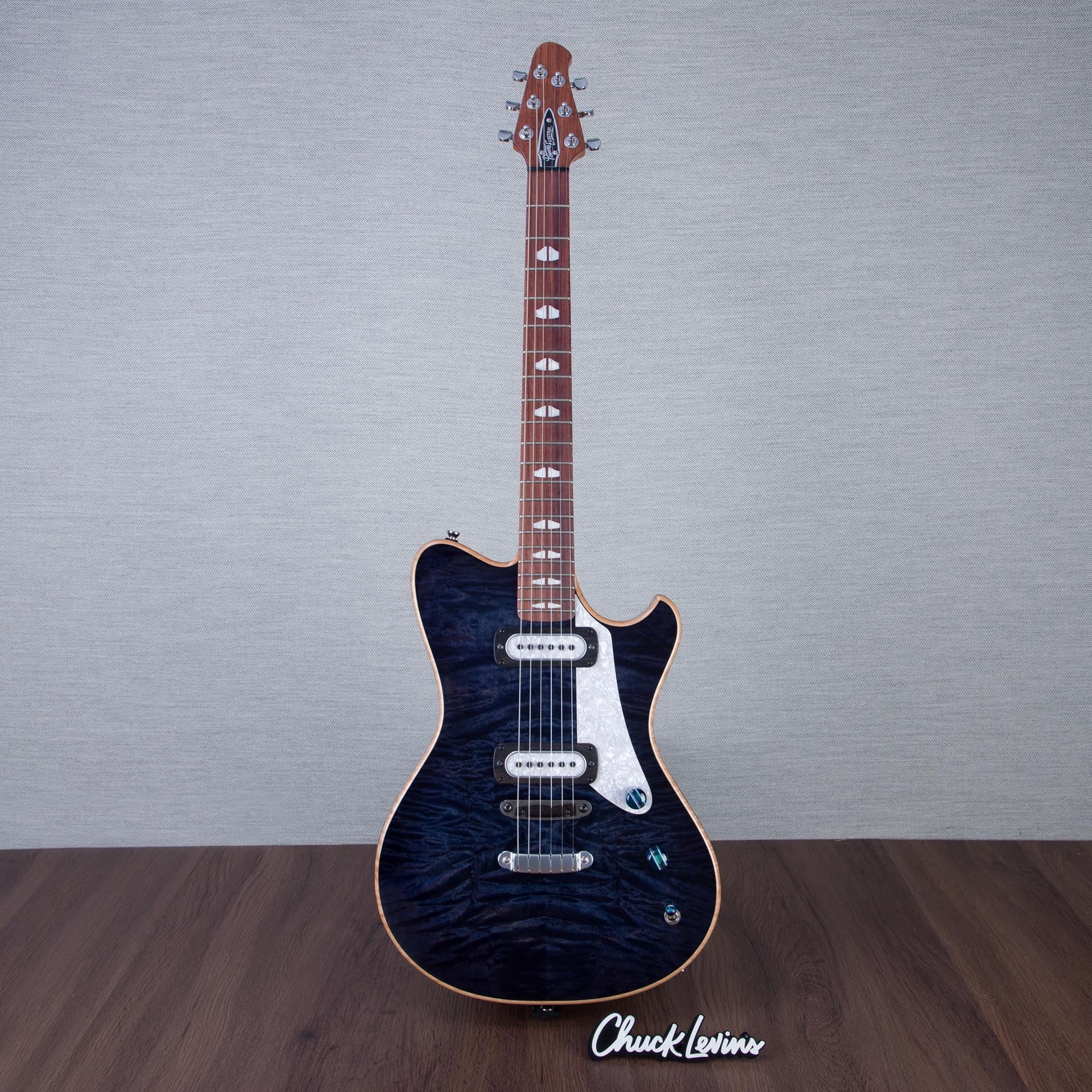 Powers Electric A-Type HardTail Electric Guitar - Twilight Blue - #B113