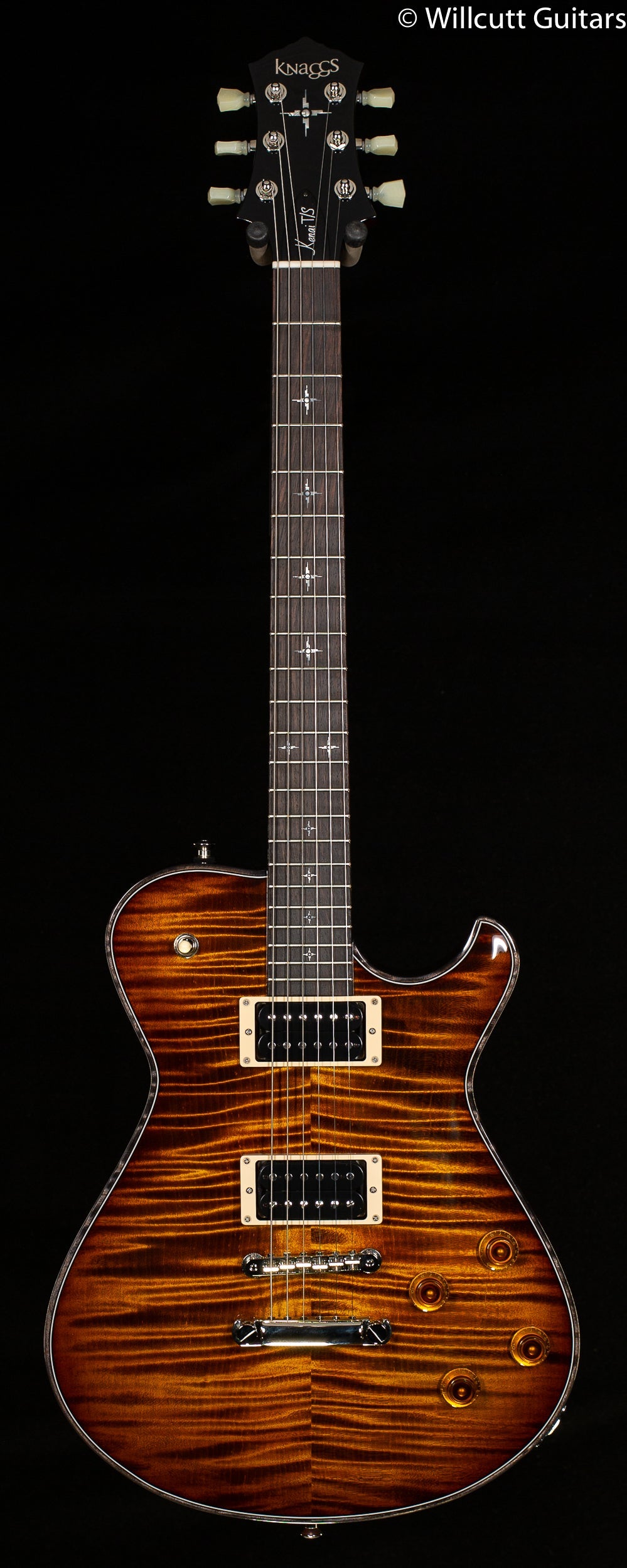Knaggs Eric Steckel Kenai T/S Sunflower w/Onyx binding (616)