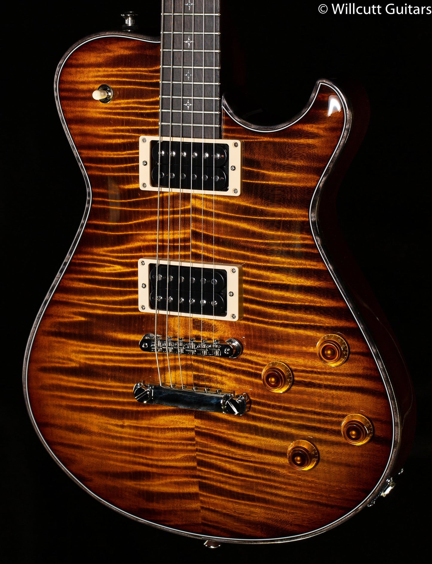 Knaggs Eric Steckel Kenai T/S Sunflower w/Onyx binding (616)