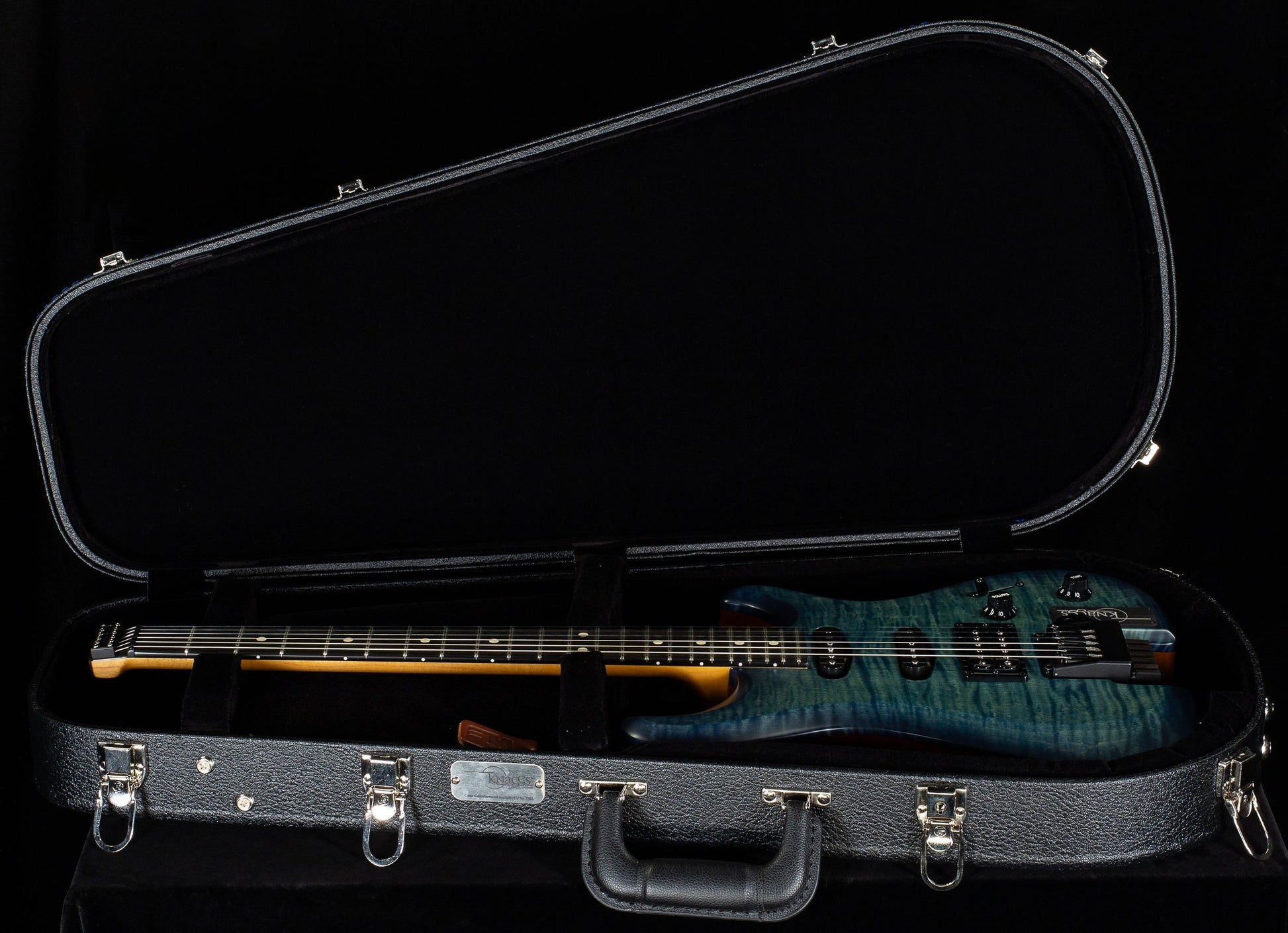 Knaggs Severn H HSS Headless Blue Marlin T2 Maple Top (620)