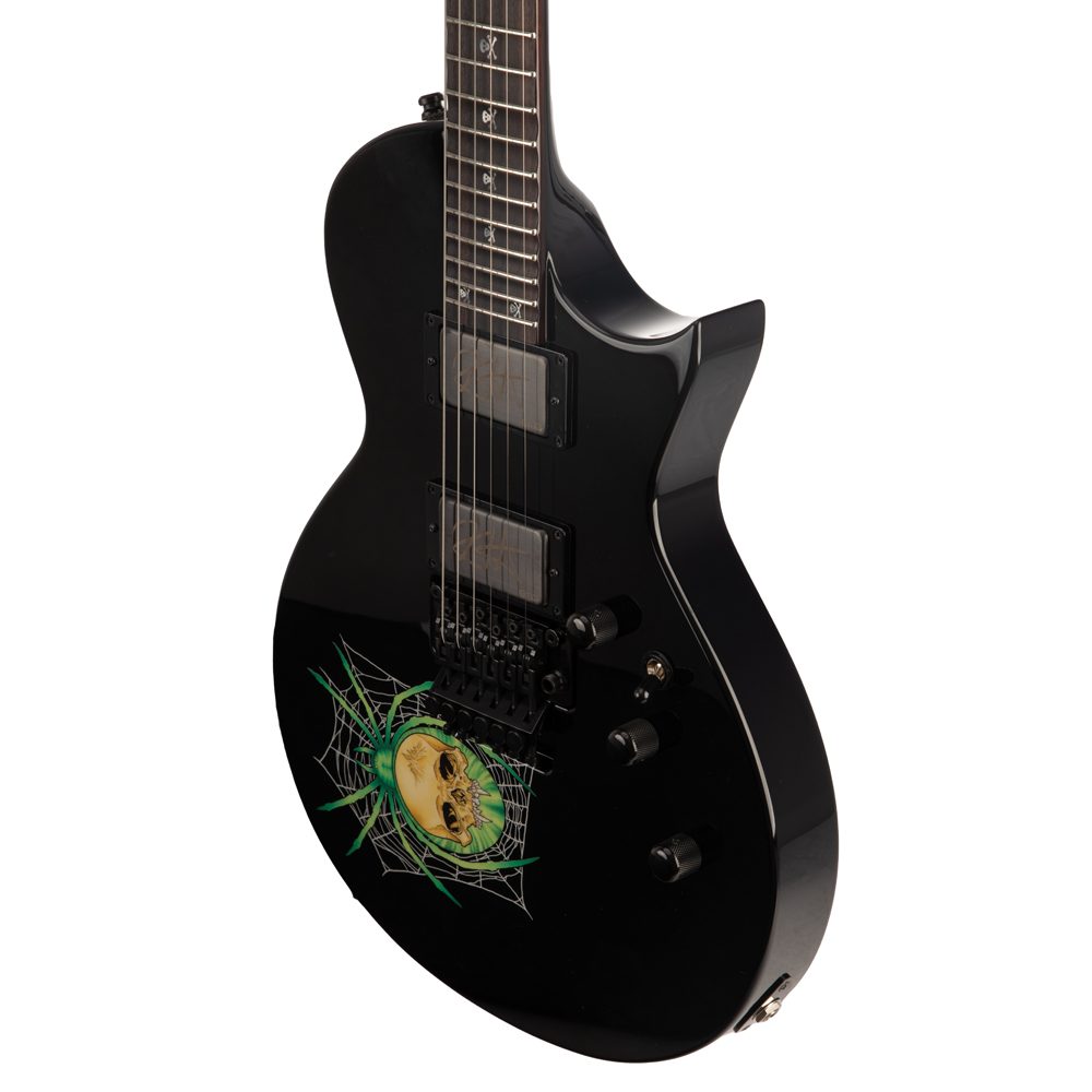 ESP 30th Anniversary KH-3 Spider Electric Guitar - Black With Spider Graphic