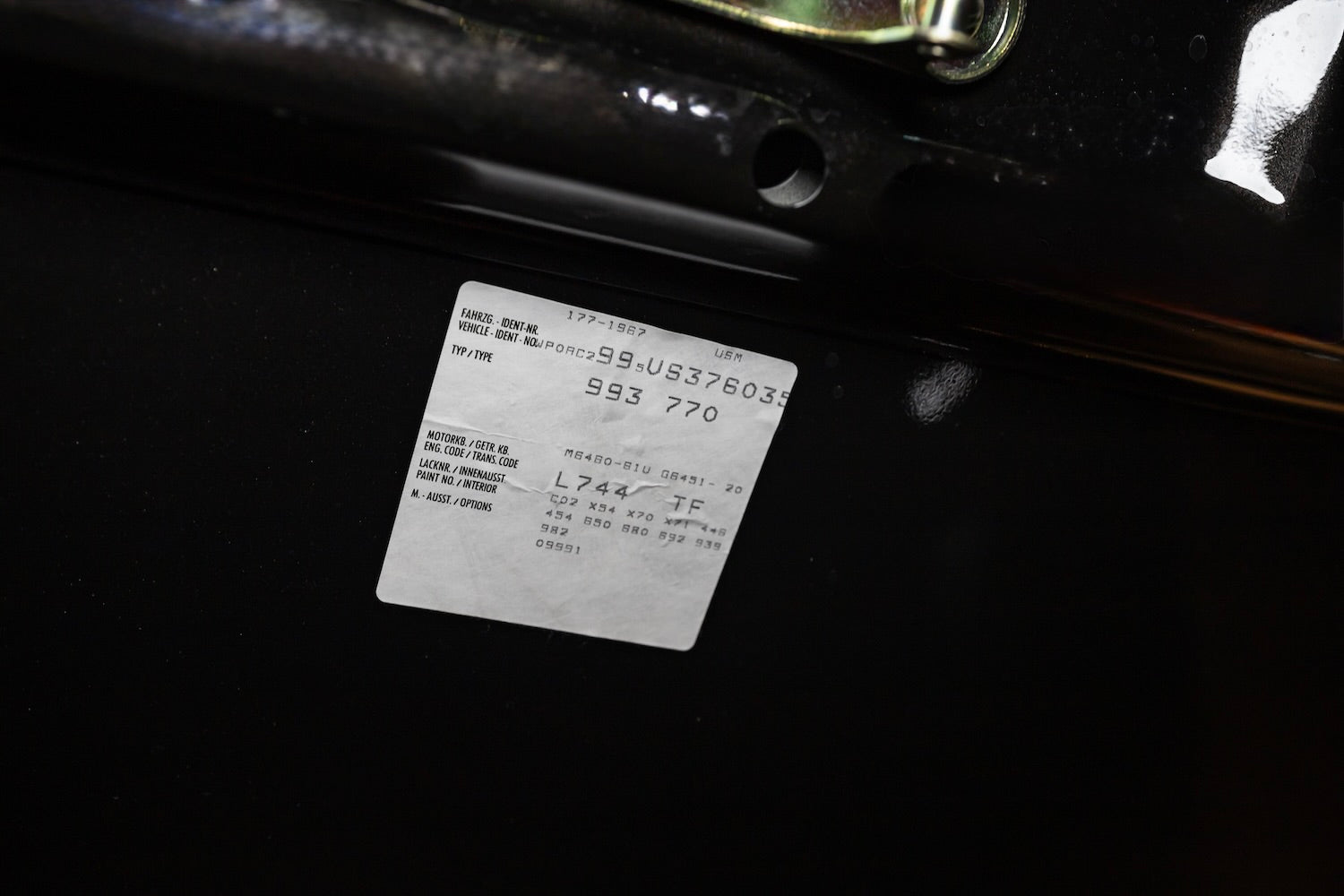 1997 Porsche 911 Turbo Black Metallic | SOLD