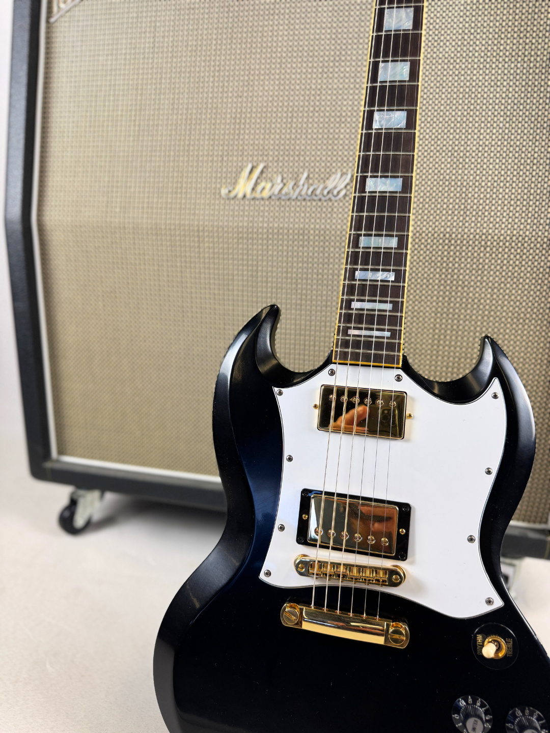 SOLD - Gibson Custom Shop SG Custom with 'Back in Black' Upgrades - USA 2022