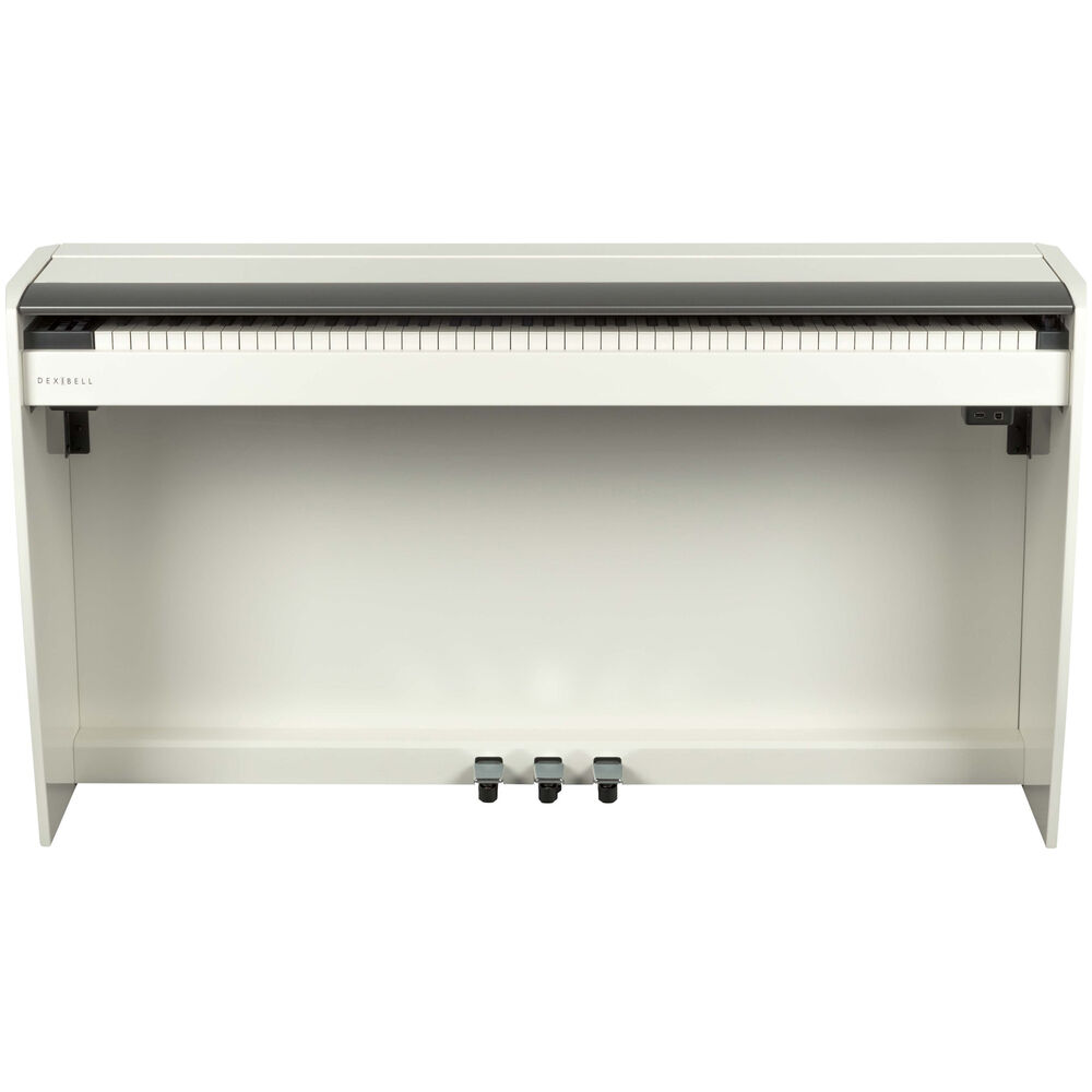 Dexibell VIVO H10 Digital Upright Piano with Bench (Polished White)