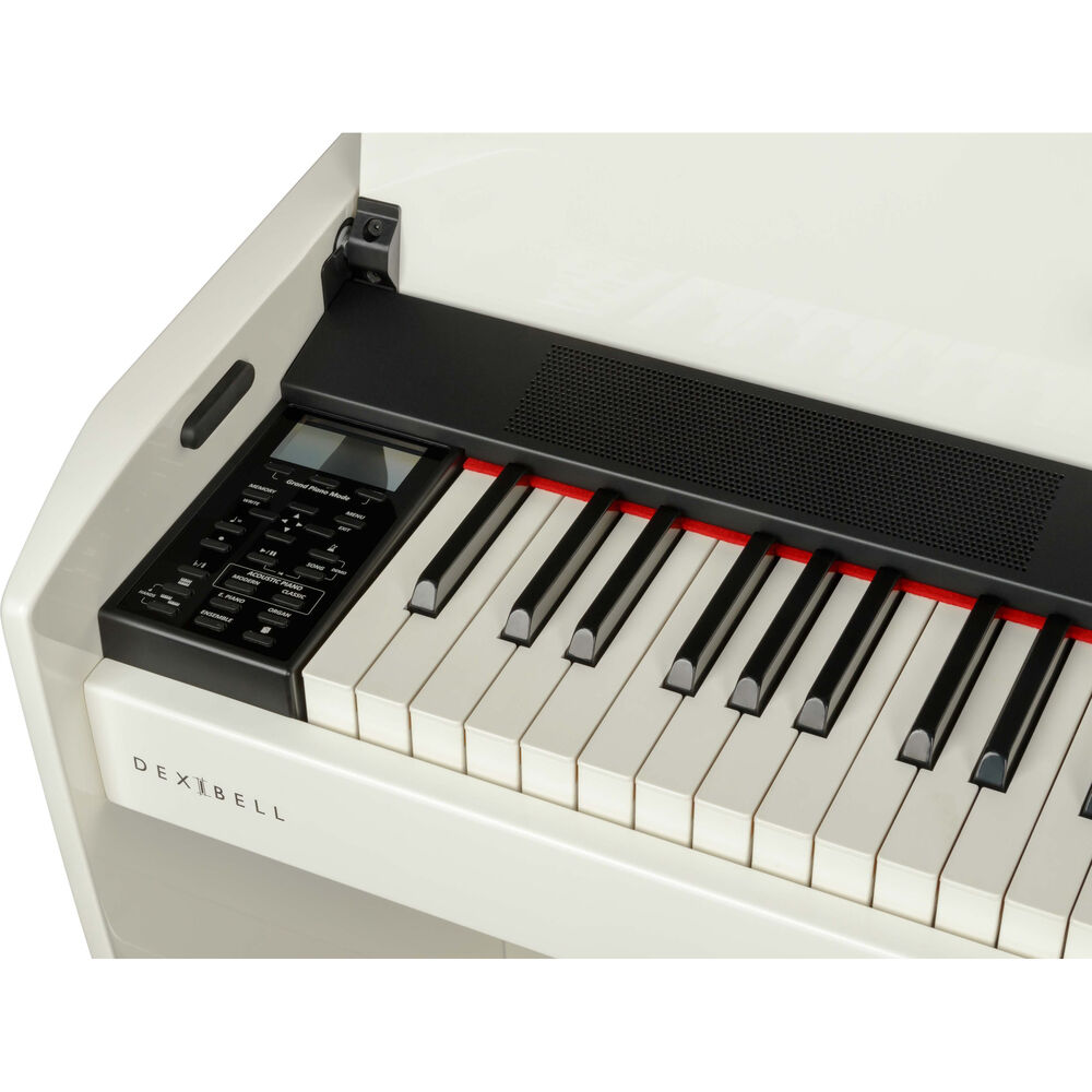 Dexibell VIVO H10 Digital Upright Piano with Bench (Matte White)
