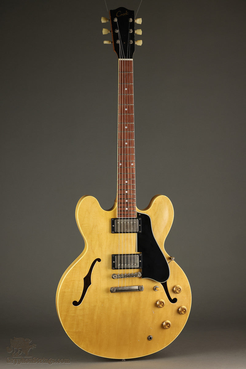 Creek CTF 1959 Aged Natural Semi-Hollow Archtop Electric Guitar - New