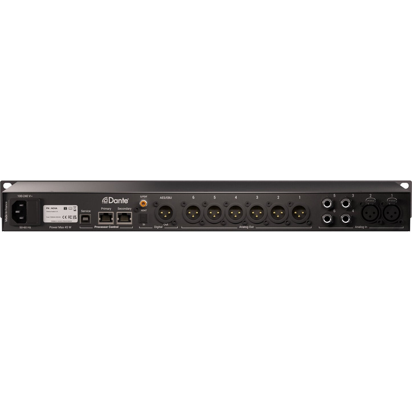 Trinnov NOVA Dante Audio Interface with 3D Microphone and 2 Optimizer Channels