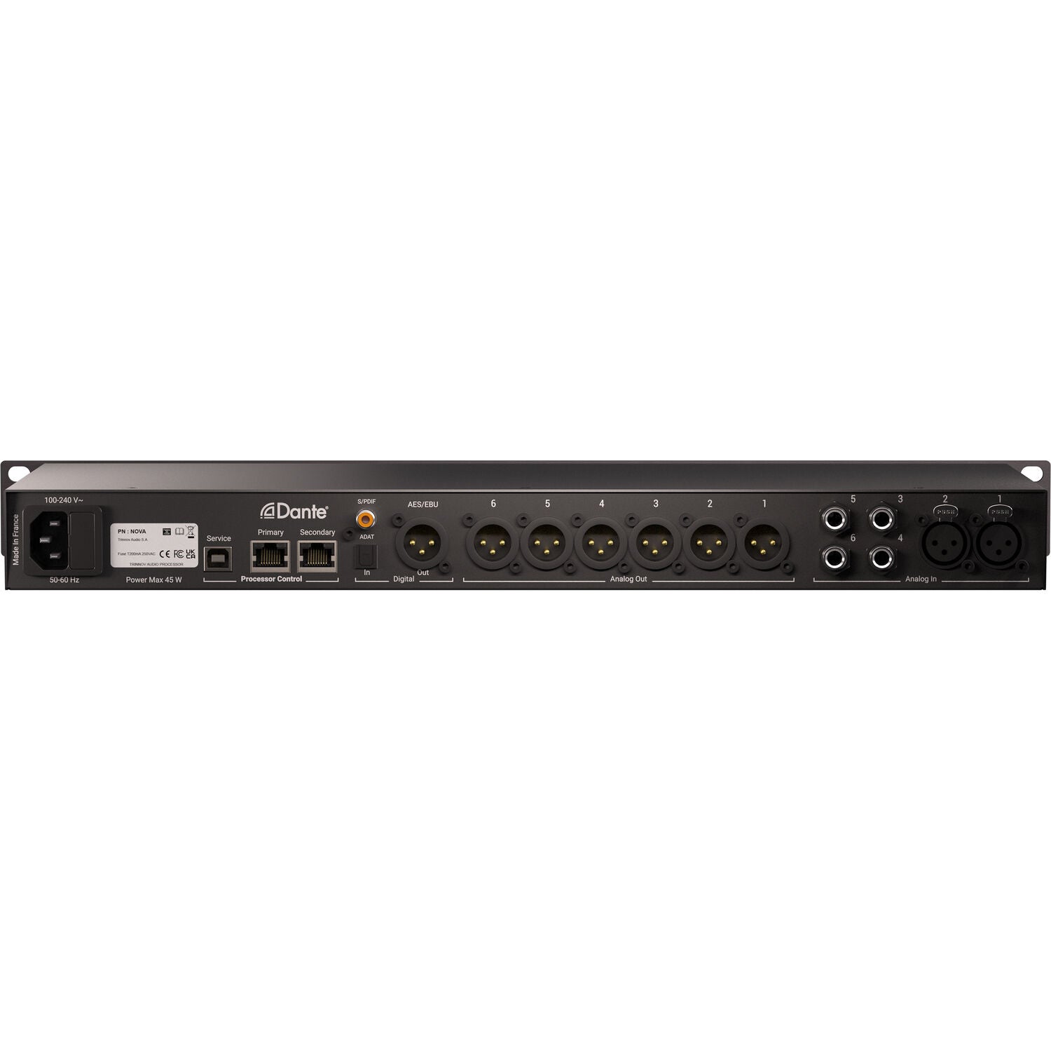 Trinnov NOVA Dante Audio Interface with 3D Microphone and 2 Optimizer Channels