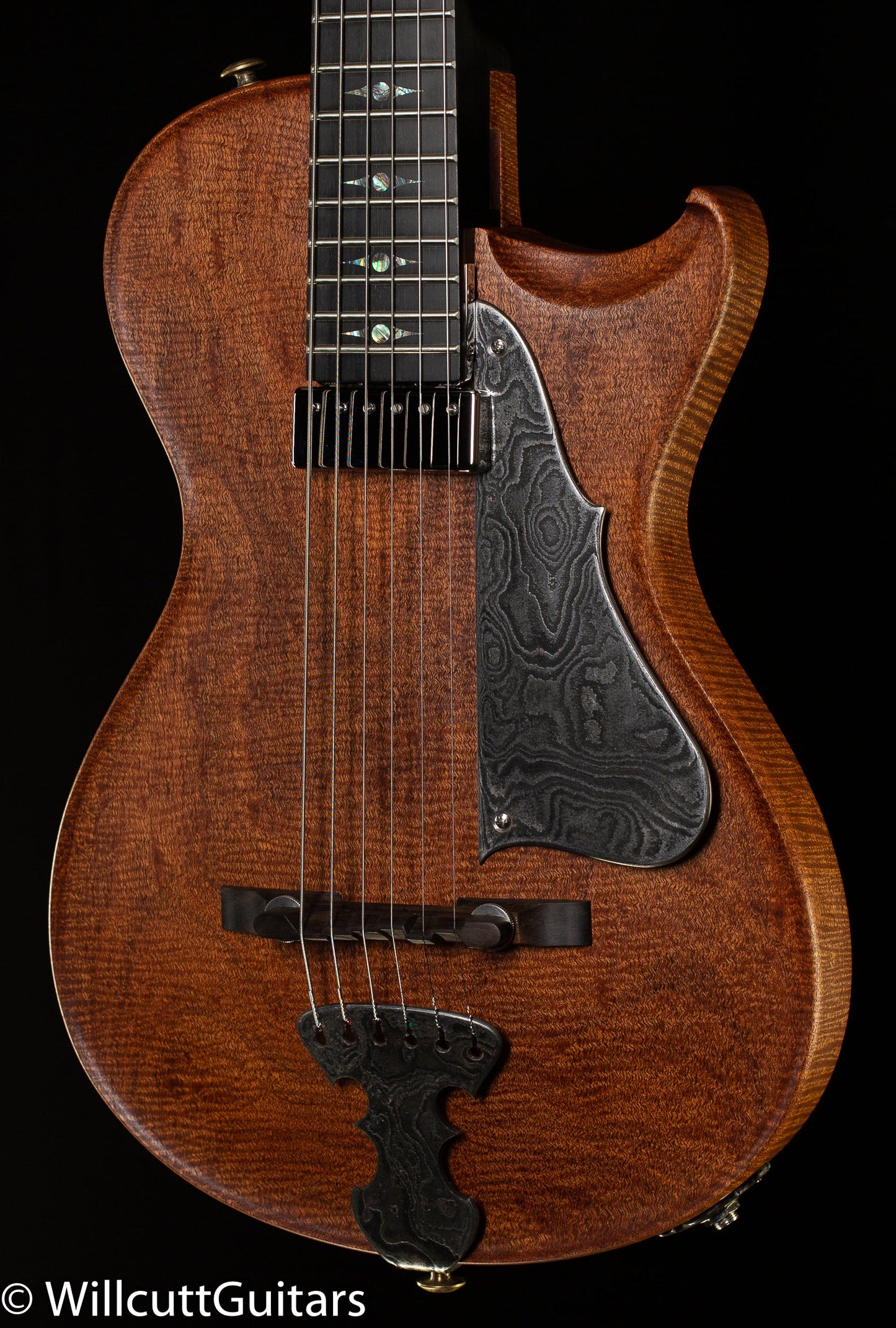 Scott Walker Custom Katana Deluxe Figured Mahogany (763)