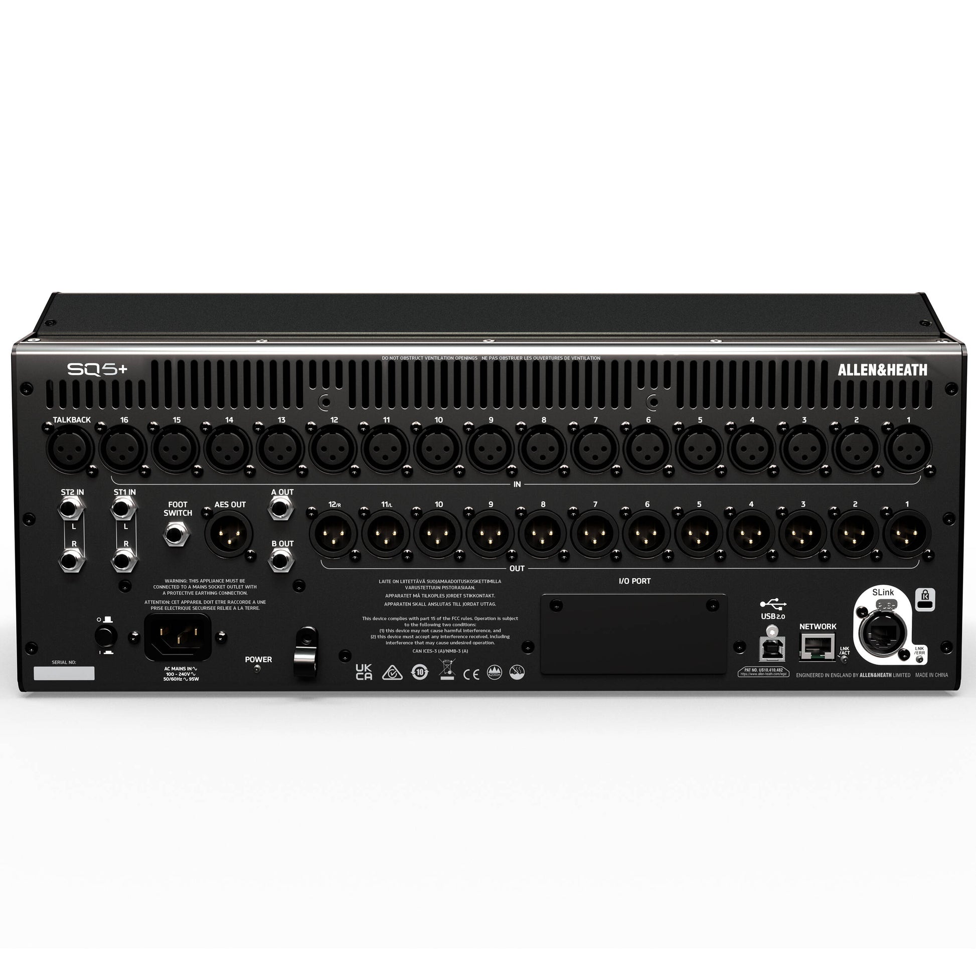 Allen & Heath RackUltra FX Enabled 48-channel Digital Mixer with DEEP Processing