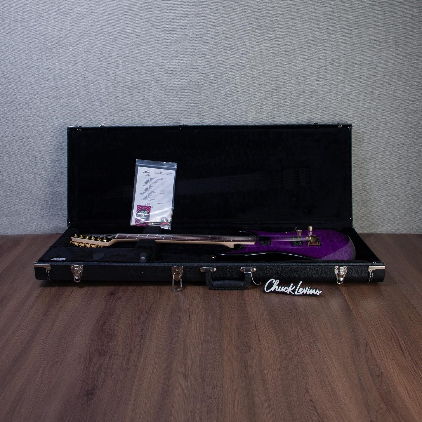 Suhr Limited Edition Standard Thin Burst Electric Guitar - Trans Purple - #89540