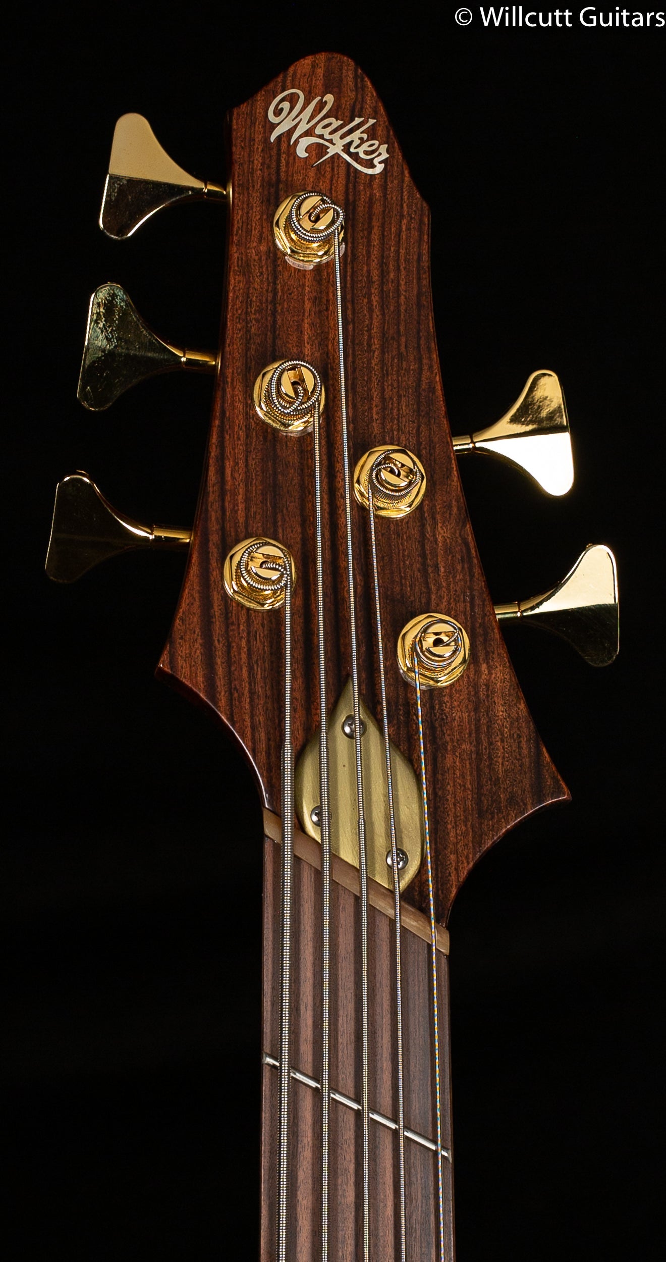 Scott Walker Custom Koa 5-String Multi-Scale  Bass Guitar