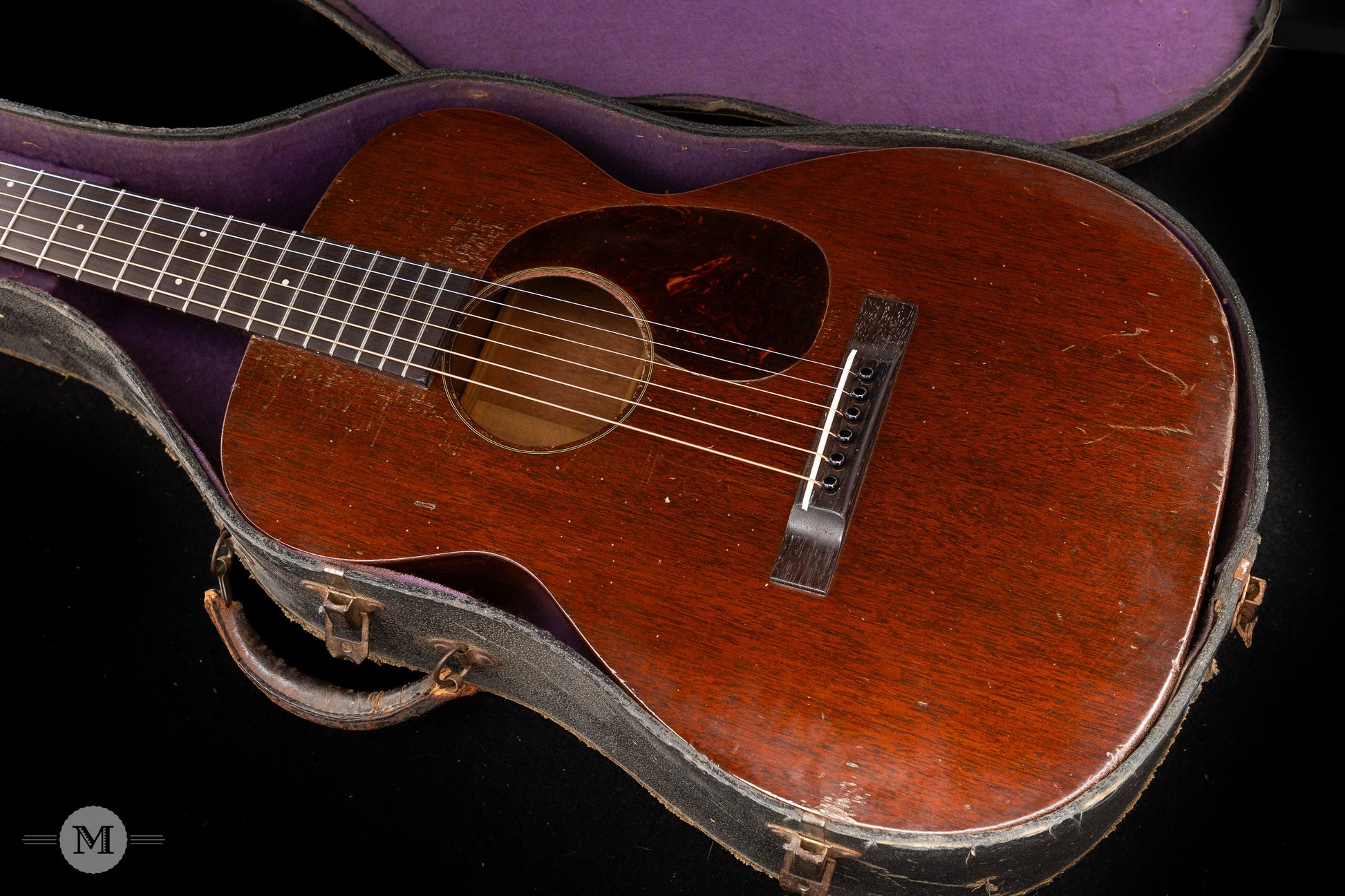 Martin Guitars - 1936 0-17 - with TKL case and Original Chip Case