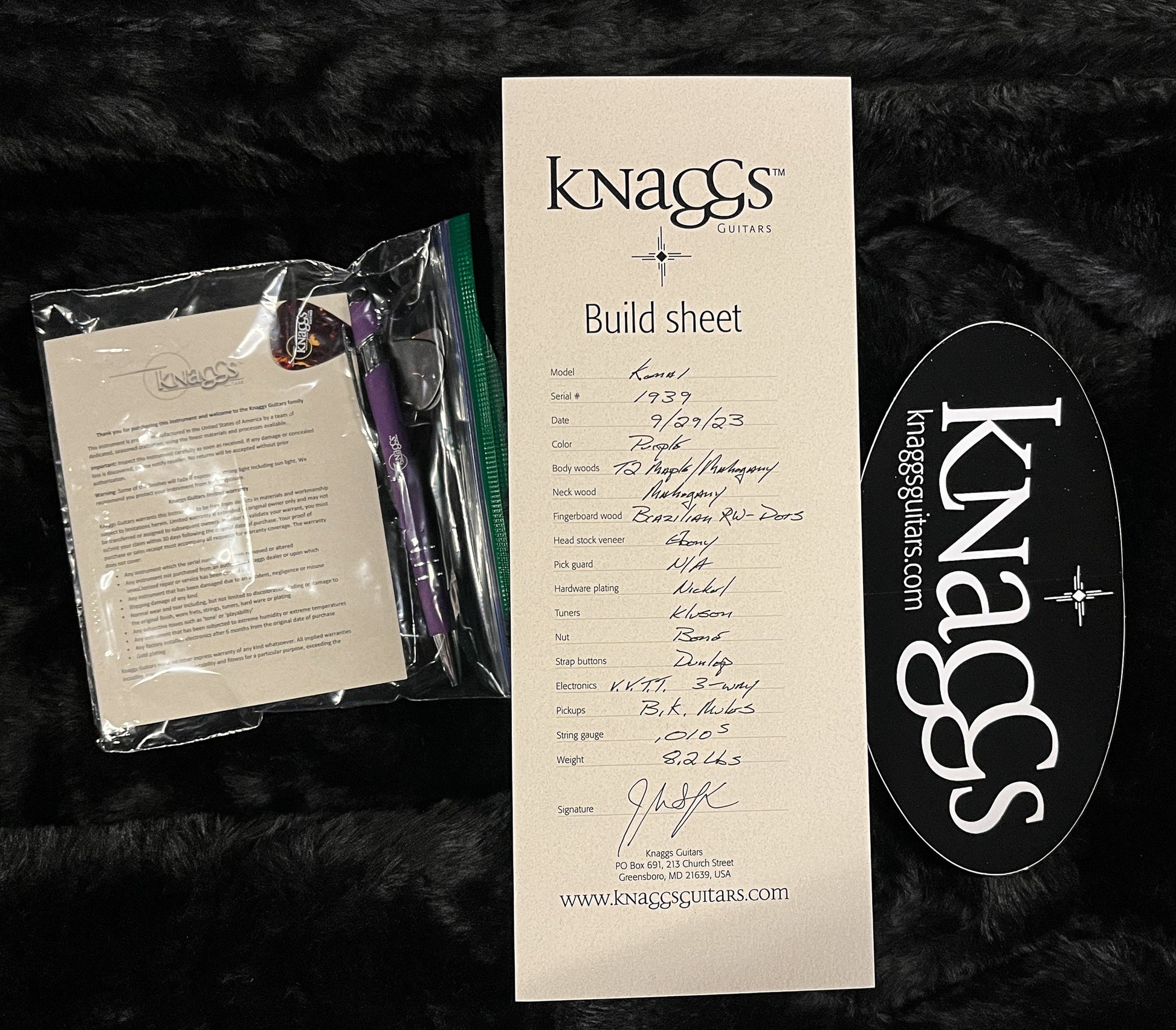 2023 Knaggs Influence Kenai Purple Brazilian (939)