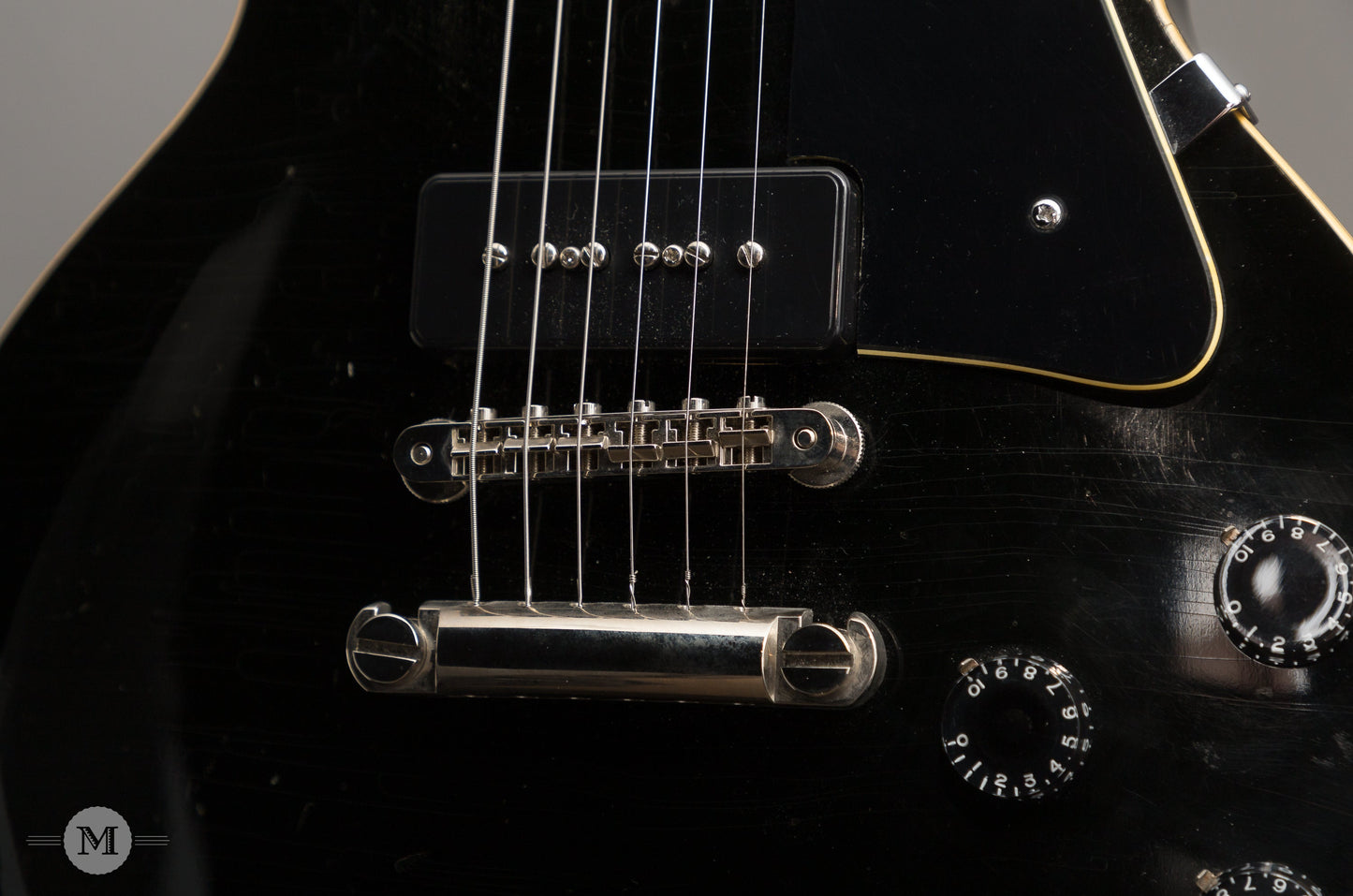 Gibson Guitars - 1952 Les Paul - Tune-o-matic/Stop Tailpiece Conversion - Black Refinish