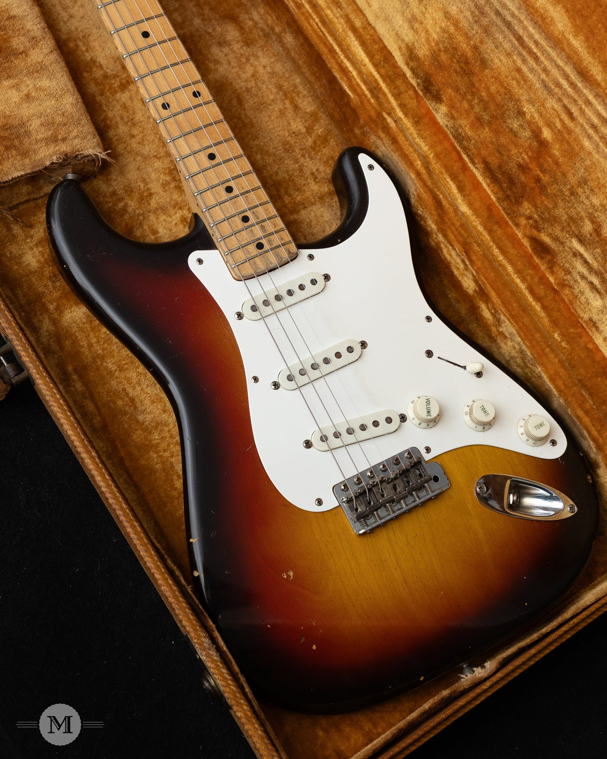 Fender Guitars - 1959 Stratocaster - 3-Tone Burst - Maple Neck - Vintage