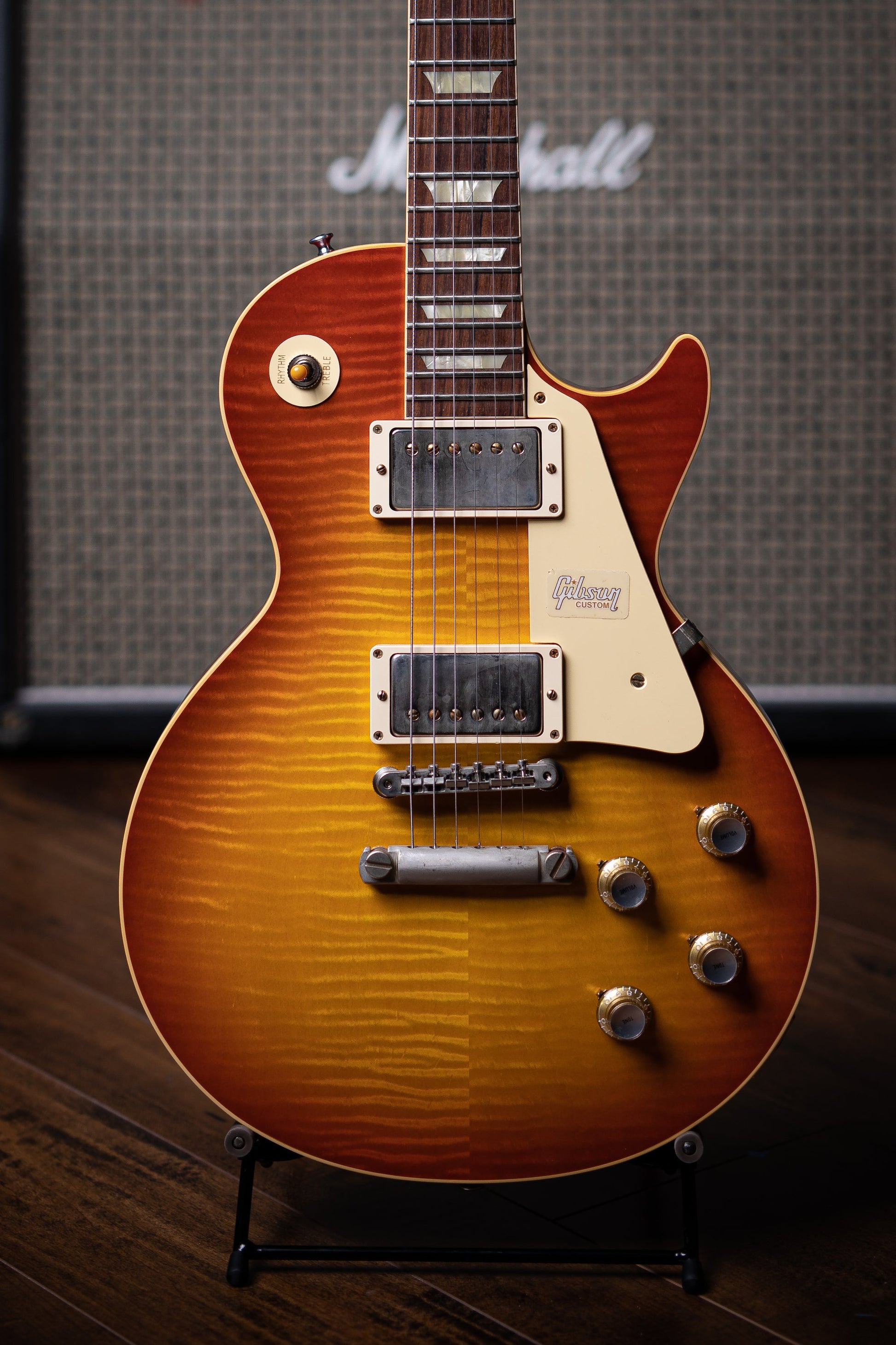 Gibson Custom Shop 1960 Les Paul Reissue Electric Guitar - VOS Washed Cherry Burst