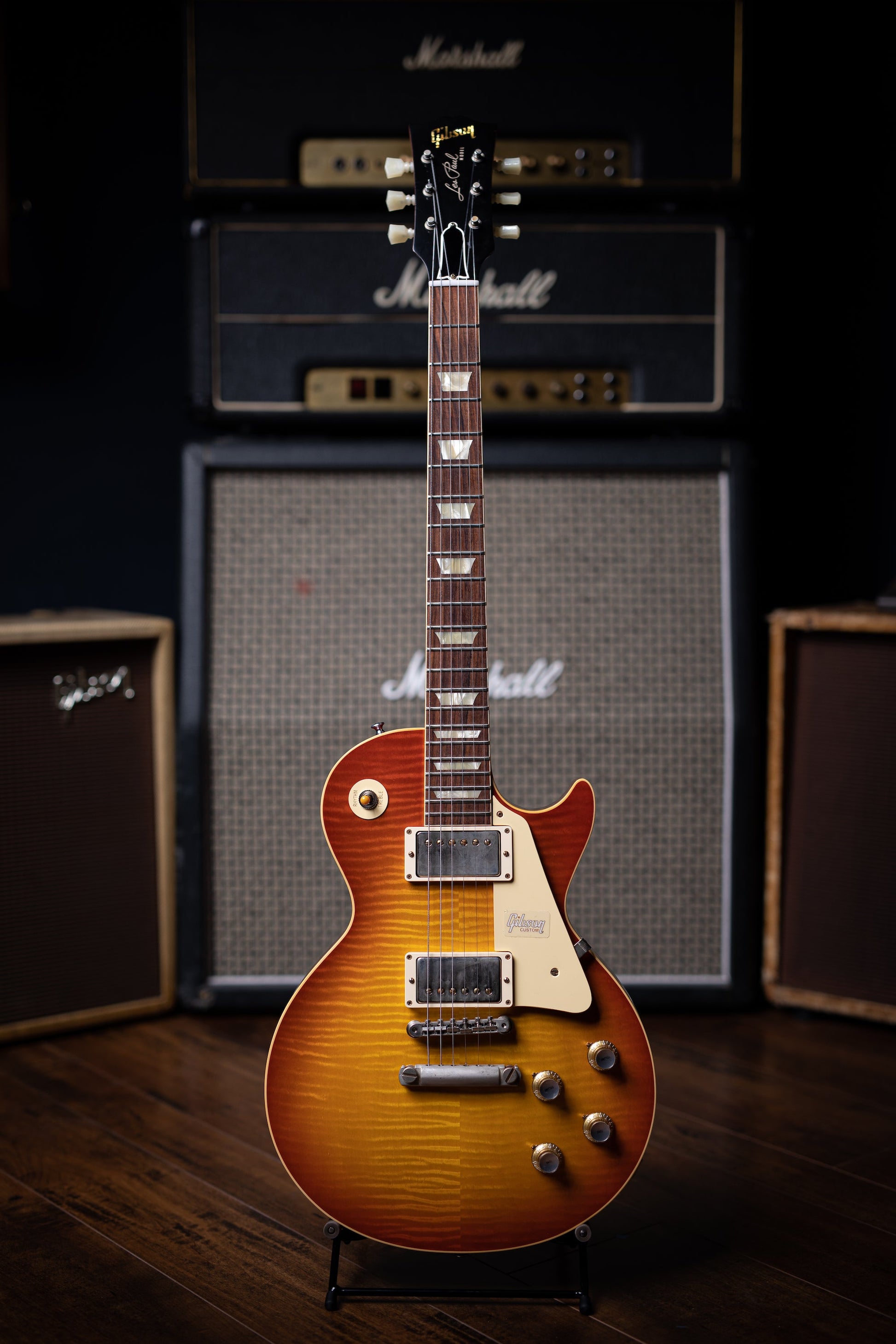 Gibson Custom Shop 1960 Les Paul Reissue Electric Guitar - VOS Washed Cherry Burst