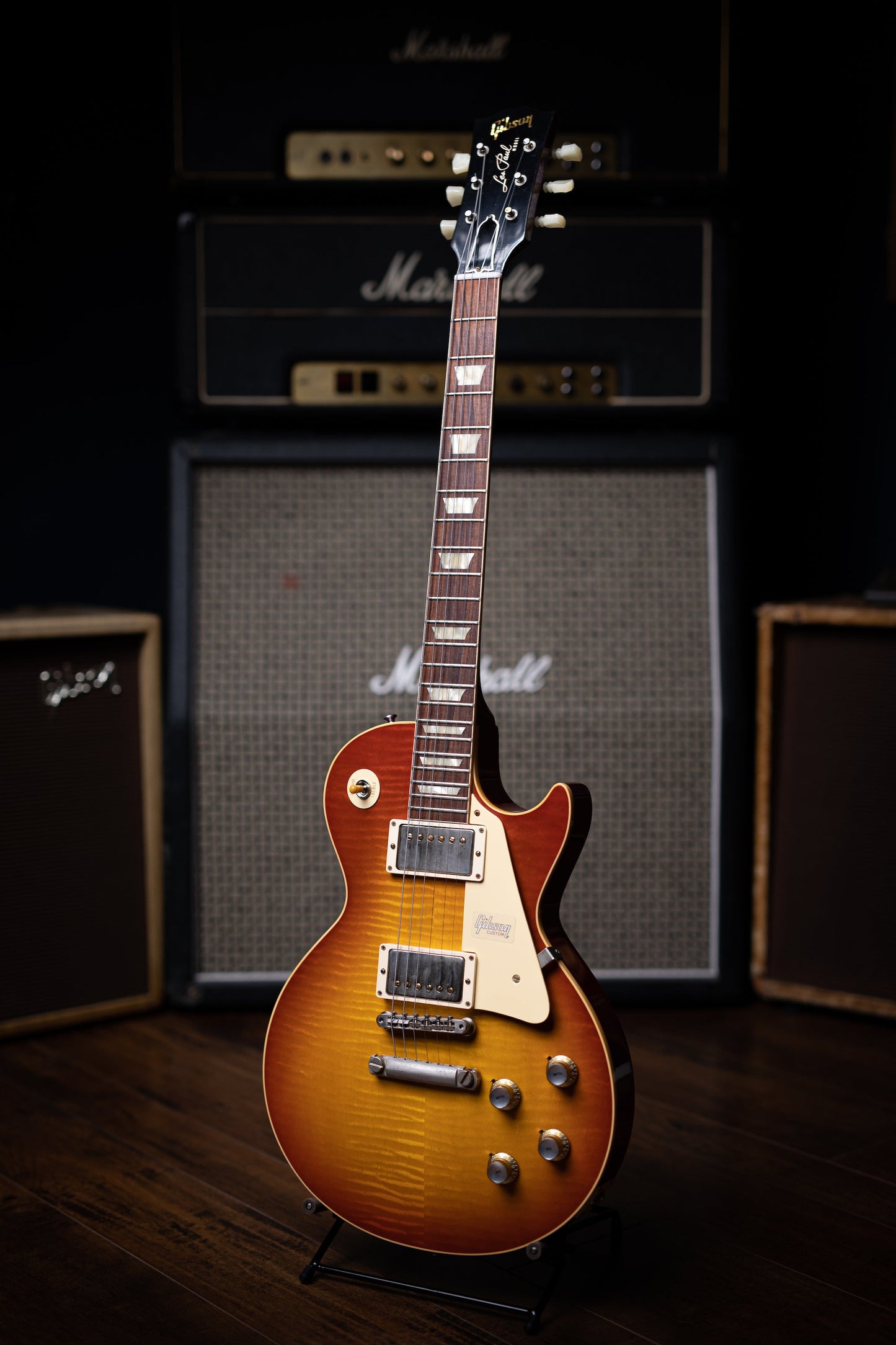 Gibson Custom Shop 1960 Les Paul Reissue Electric Guitar - VOS Washed Cherry Burst