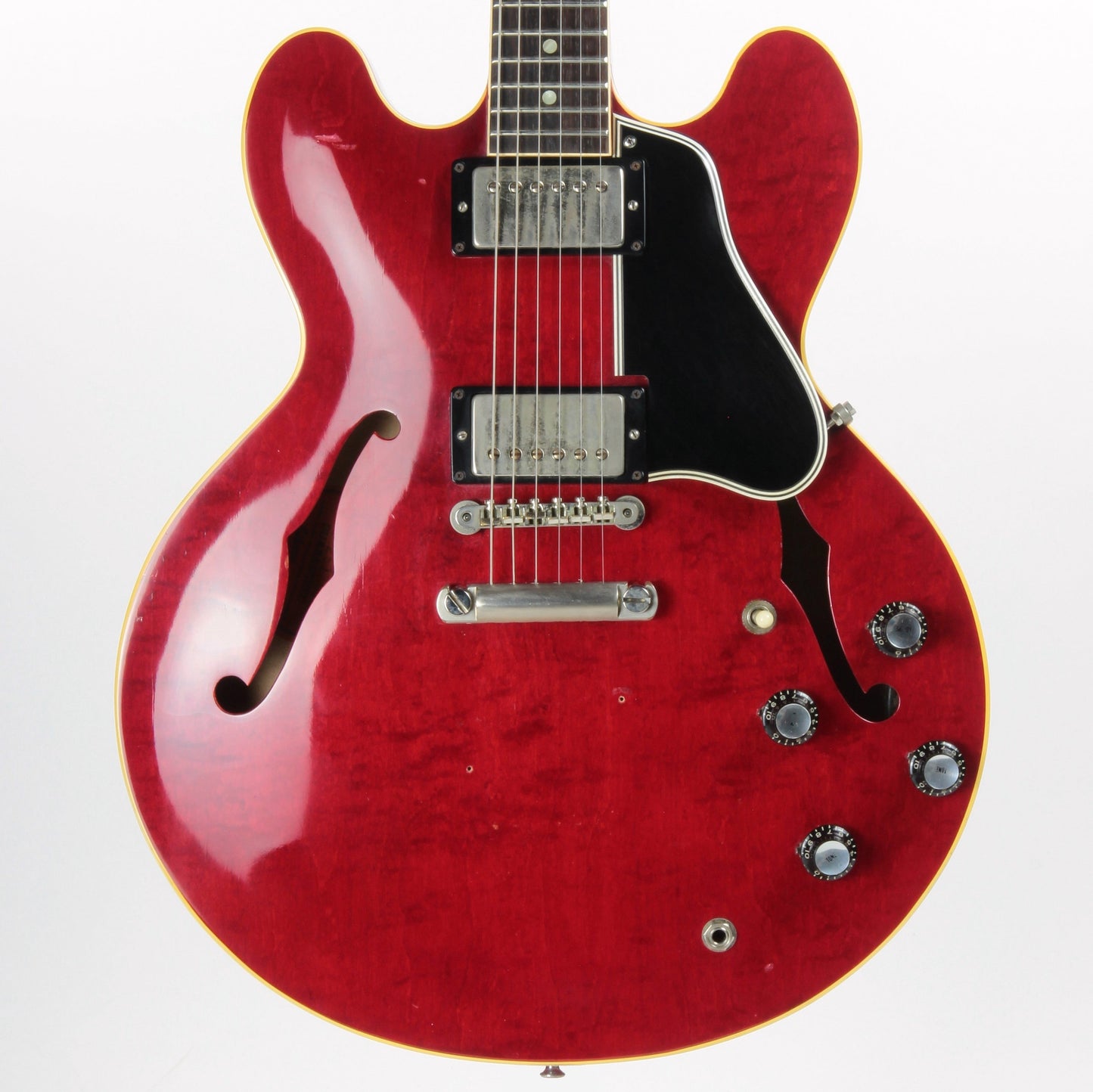 1961 Gibson ES-335 TDC Cherry Red w/ Original Case - 2 PAF's, Stop Tailpiece, Bigsby, Clean Dot Neck!