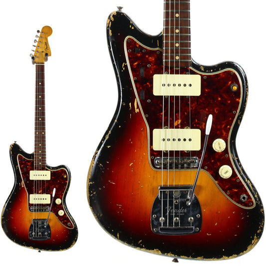1961 Fender Jazzmaster | Original Vintage Guitar, Slab-Board, Sunburst!
