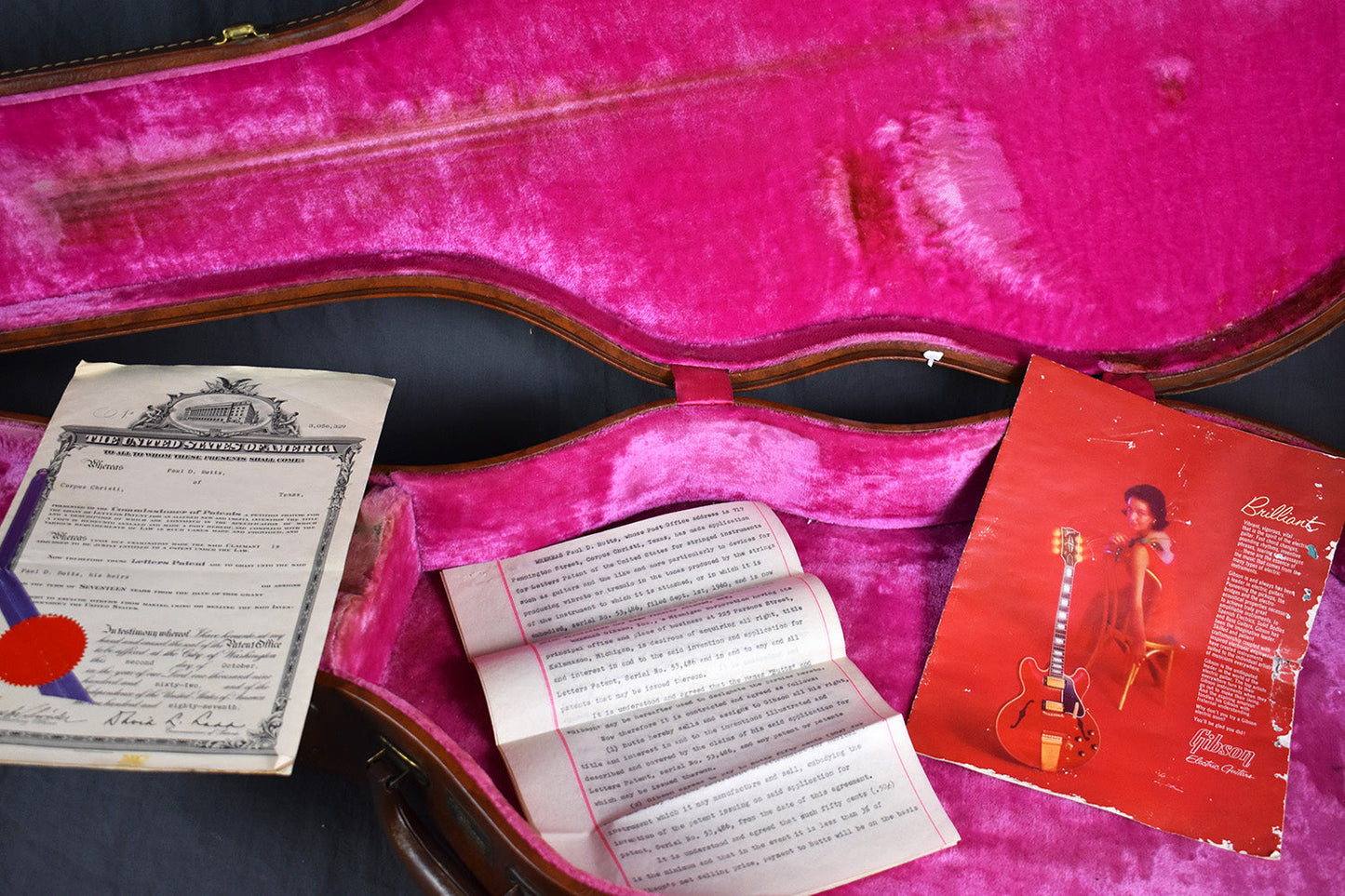 1962 Gibson Byrdland w/ Vibrola prototype tailpiece
