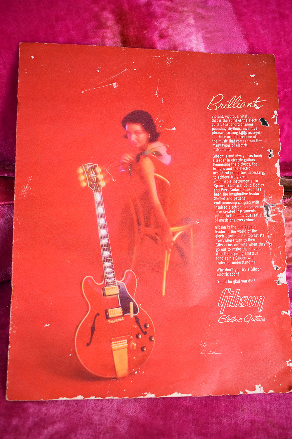 1962 Gibson Byrdland w/ Vibrola prototype tailpiece
