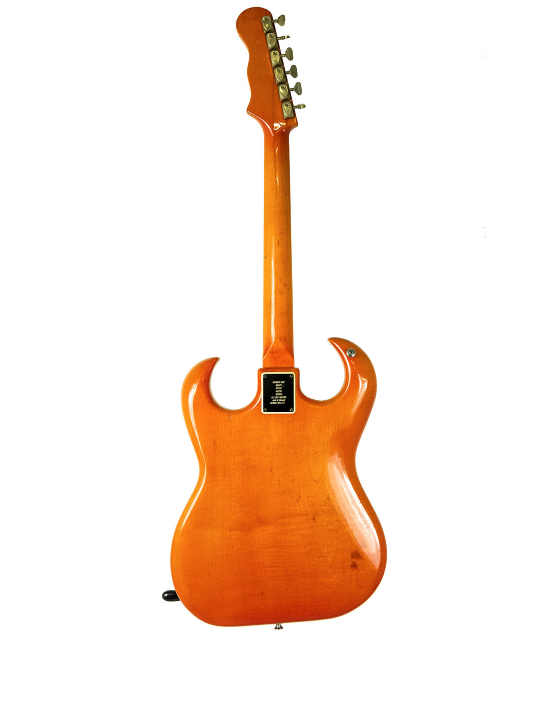 Vintage Burns Black Bison – Transparent Red - UK 1964