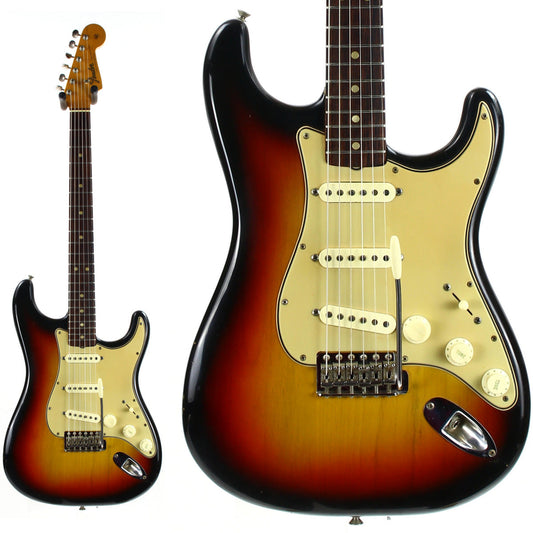 1965 Fender Stratocaster Sunburst | 100% Original, Earlier Pre-CBS Specs, Green Guard!