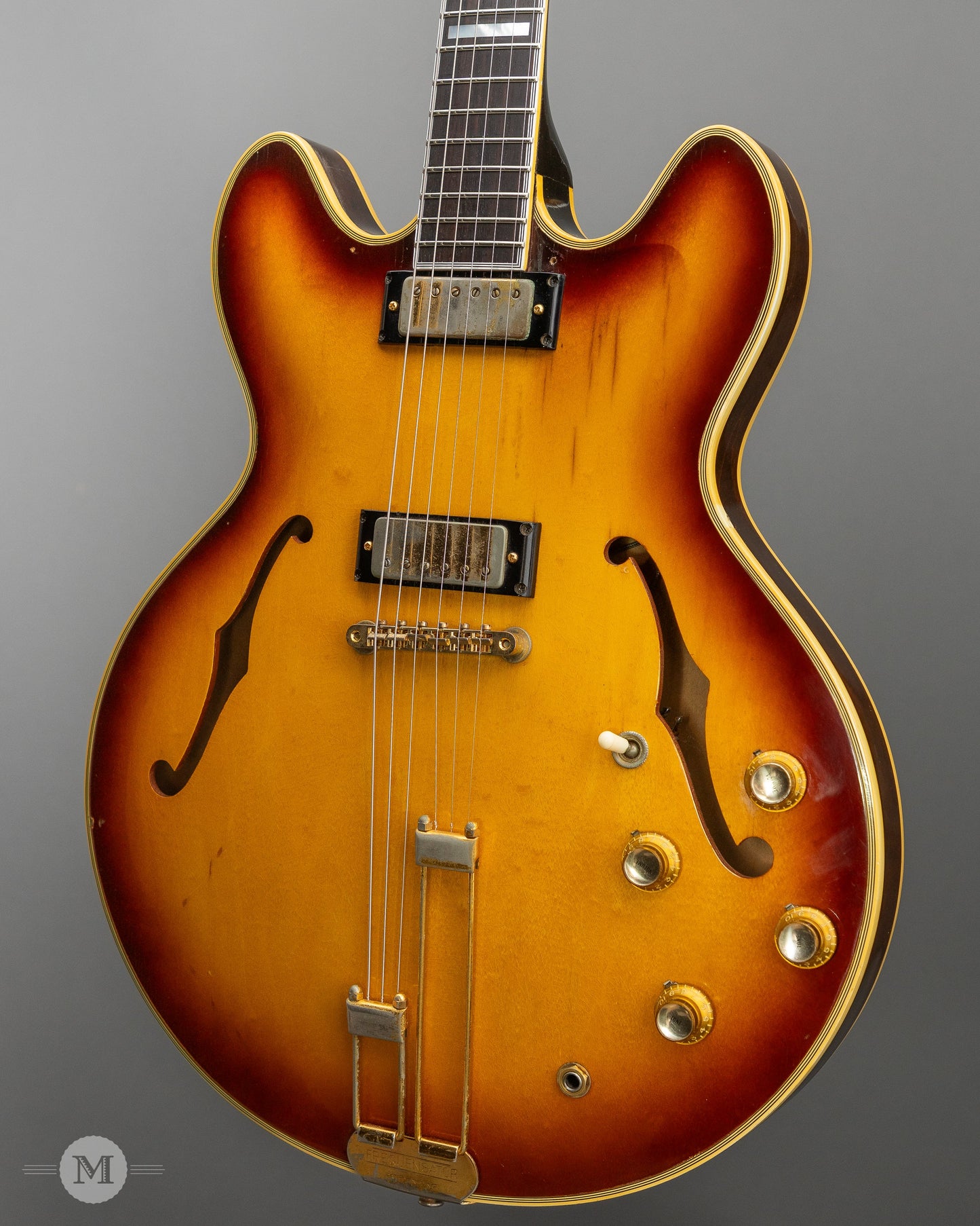 Epiphone Guitars - 1966 E212T Sheraton - Royal Tan Burst - Used