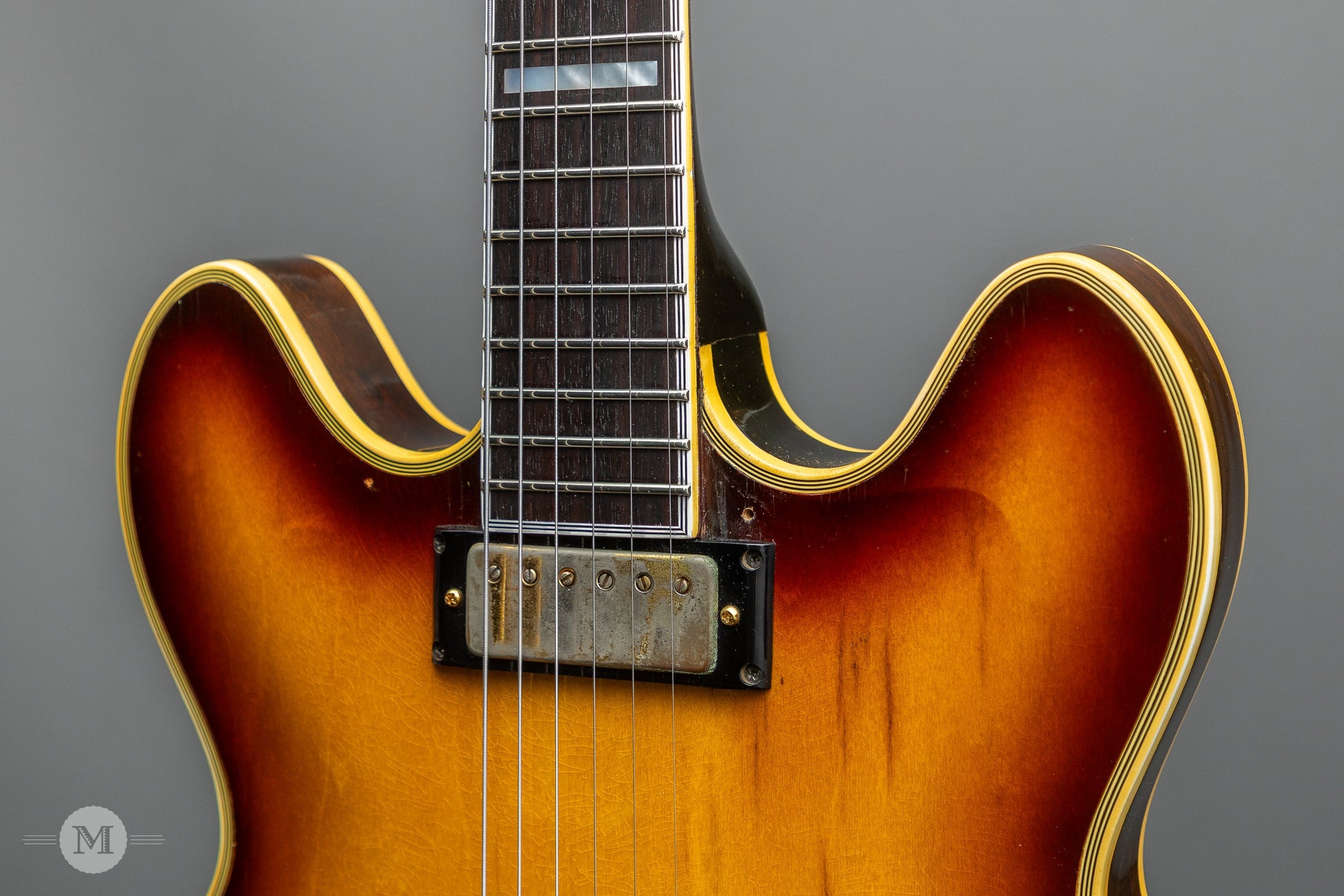 Epiphone Guitars - 1966 E212T Sheraton - Royal Tan Burst - Used
