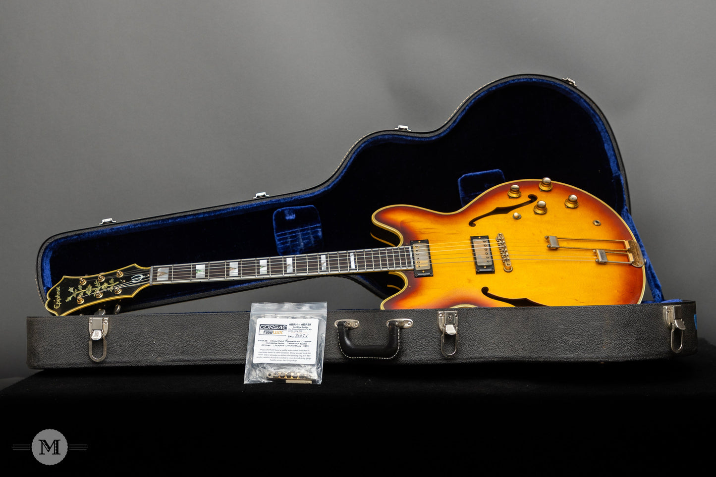 Epiphone Guitars - 1966 E212T Sheraton - Royal Tan Burst - Used