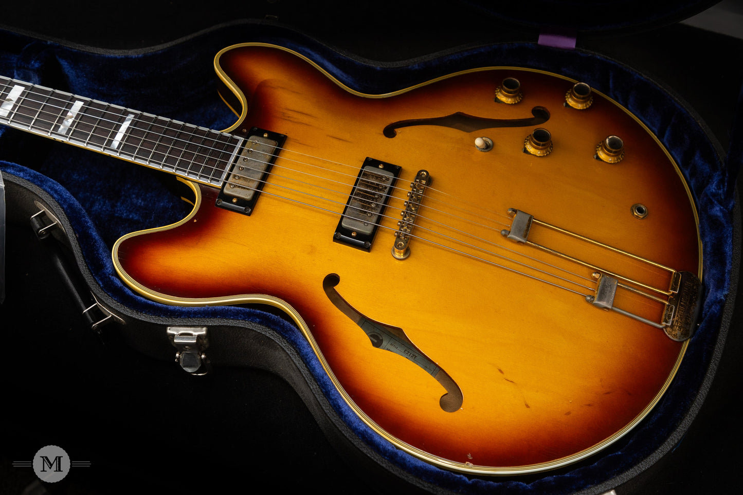 Epiphone Guitars - 1966 E212T Sheraton - Royal Tan Burst - Used