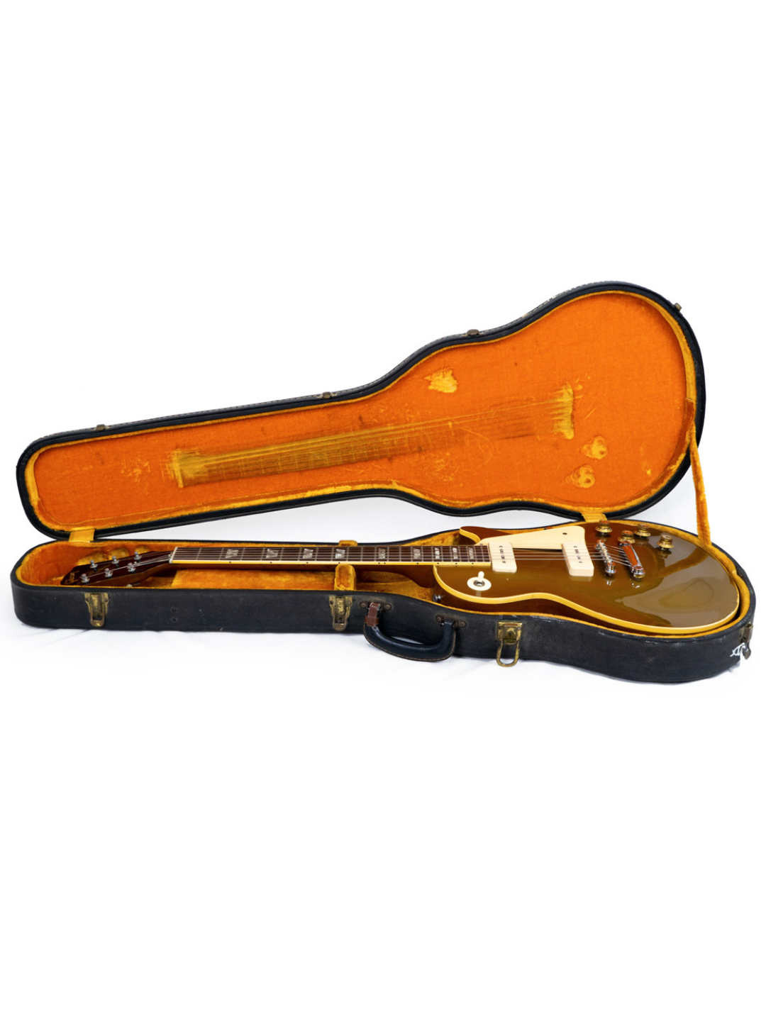 SOLD - Vintage Gibson Les Paul Standard Goldtop Narrow Headstock – USA 1968
