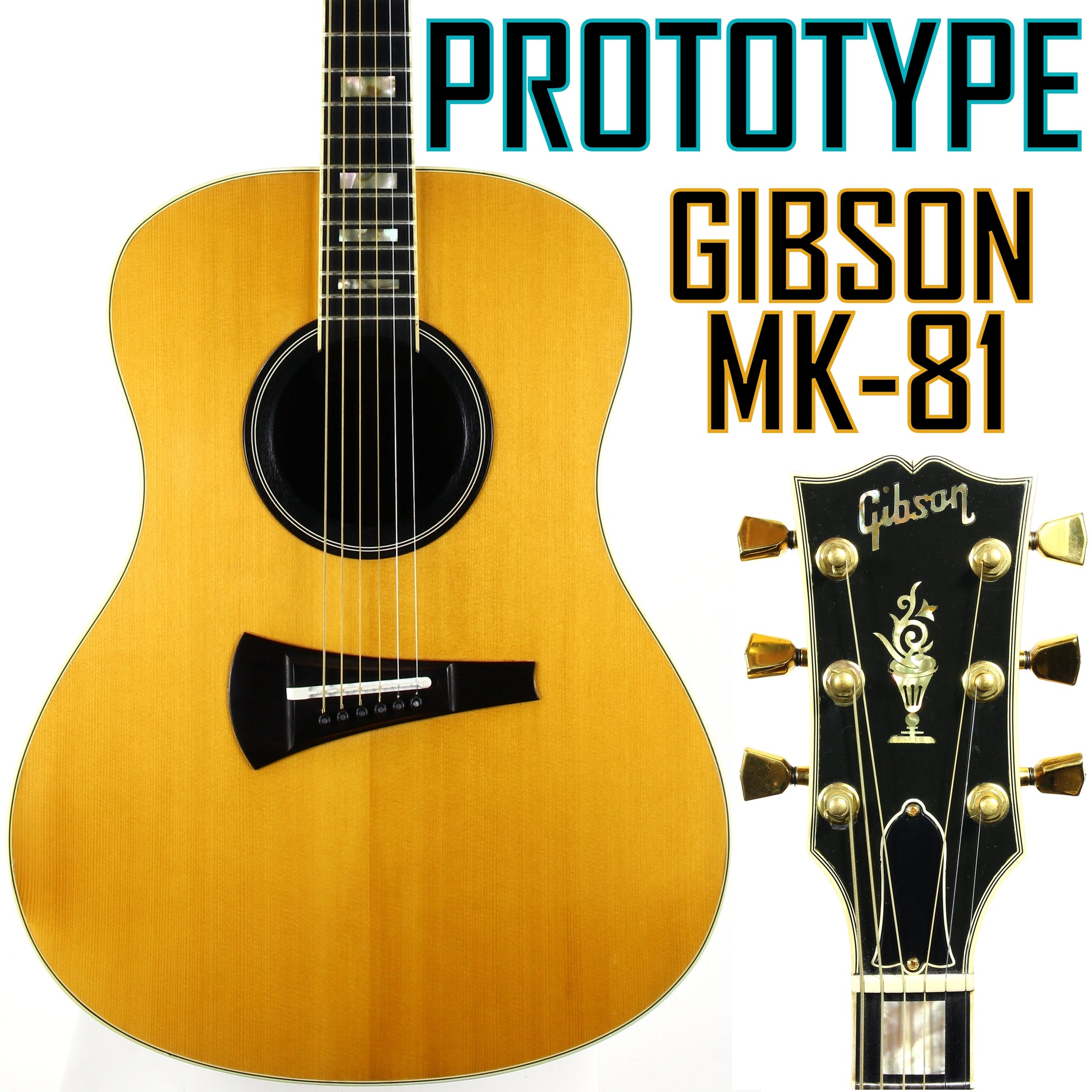 1979 Gibson Prototype MK-81 Normal Headstock L-5 Unidirectional Pattern