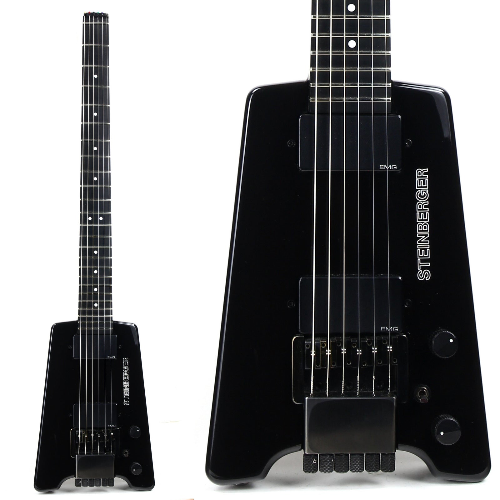 1983 Steinberger GL2 Hardtail Pre-Production Prototype Black | Restored by Jeff Babicz