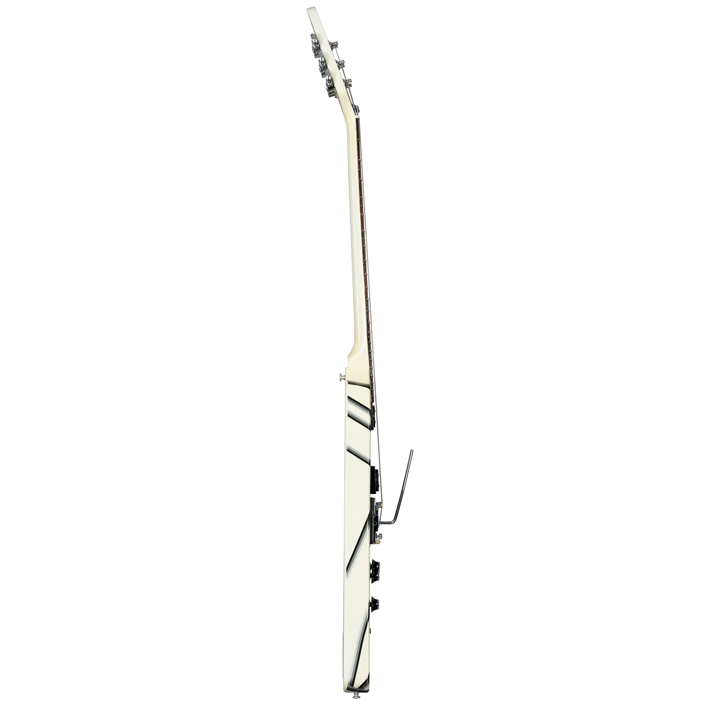 Gibson Certified Vintage 1985 Gibson Designer Series Custom Graphics Flying V, Alpine White with Style 30 Graphic