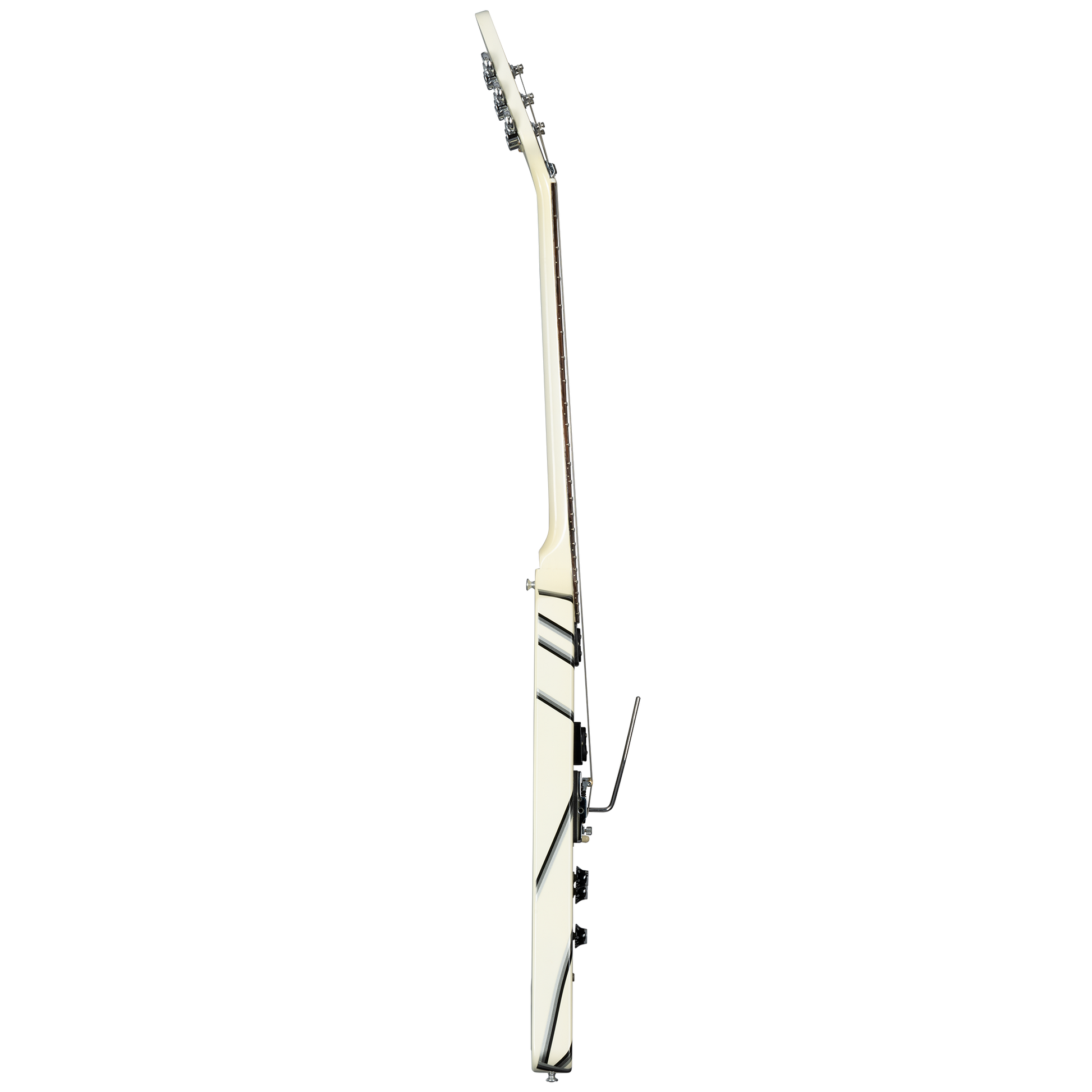 Gibson Certified Vintage 1985 Gibson Designer Series Custom Graphics Flying V, Alpine White with Style 30 Graphic