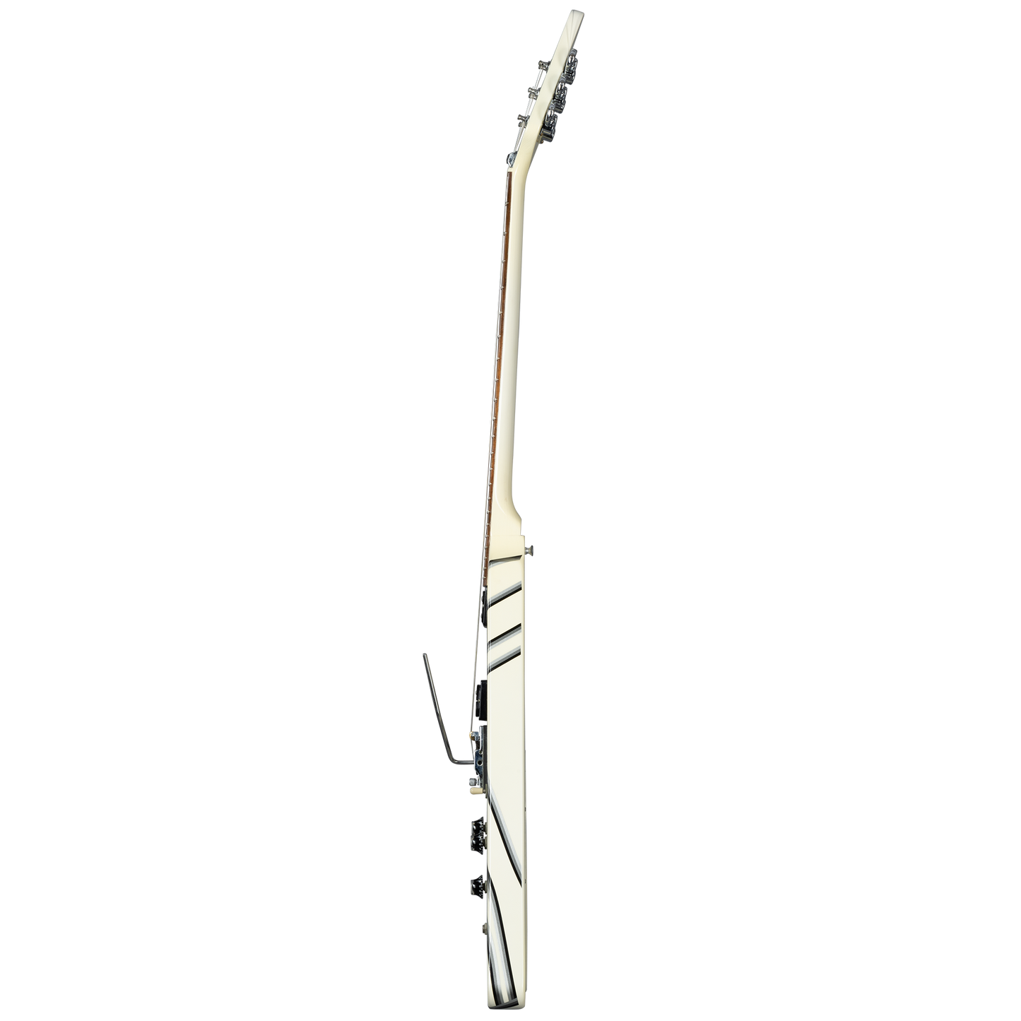 Gibson Certified Vintage 1985 Gibson Designer Series Custom Graphics Flying V, Alpine White with Style 30 Graphic