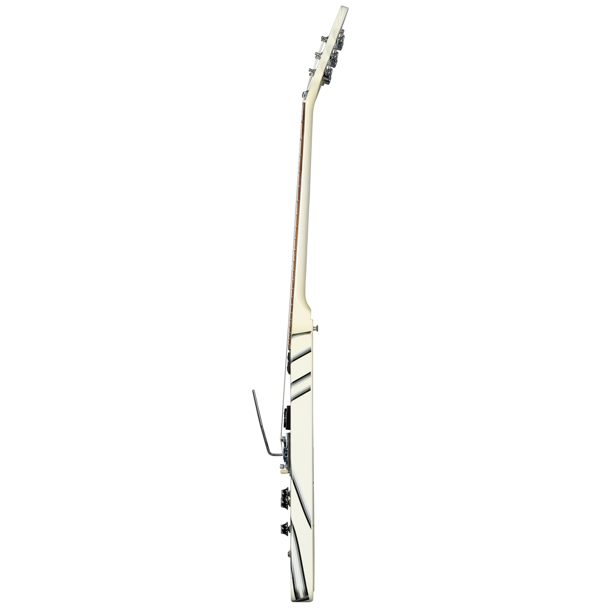 Gibson Certified Vintage 1985 Gibson Designer Series Custom Graphics Flying V, Alpine White with Style 30 Graphic