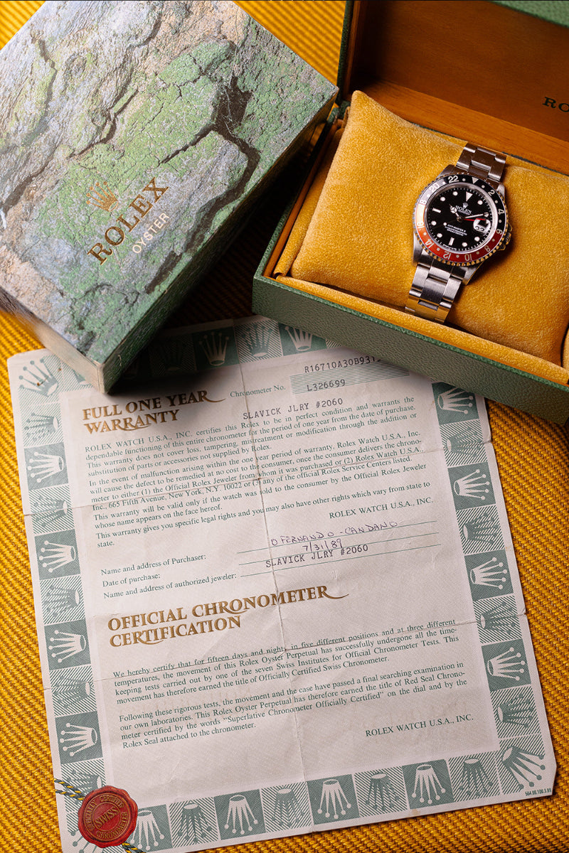 Rolex GMT Master II "Coke", Ref. 16710 Circa. 1989