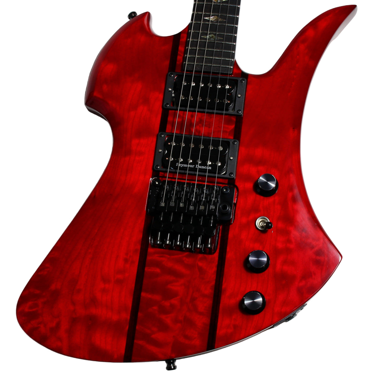1999 BC Rich USA Mockingbird SL SLASH Transparent Red Floyd Rose!