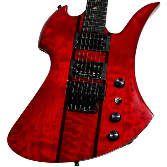 1999 BC Rich USA Mockingbird SL SLASH Transparent Red Floyd Rose!