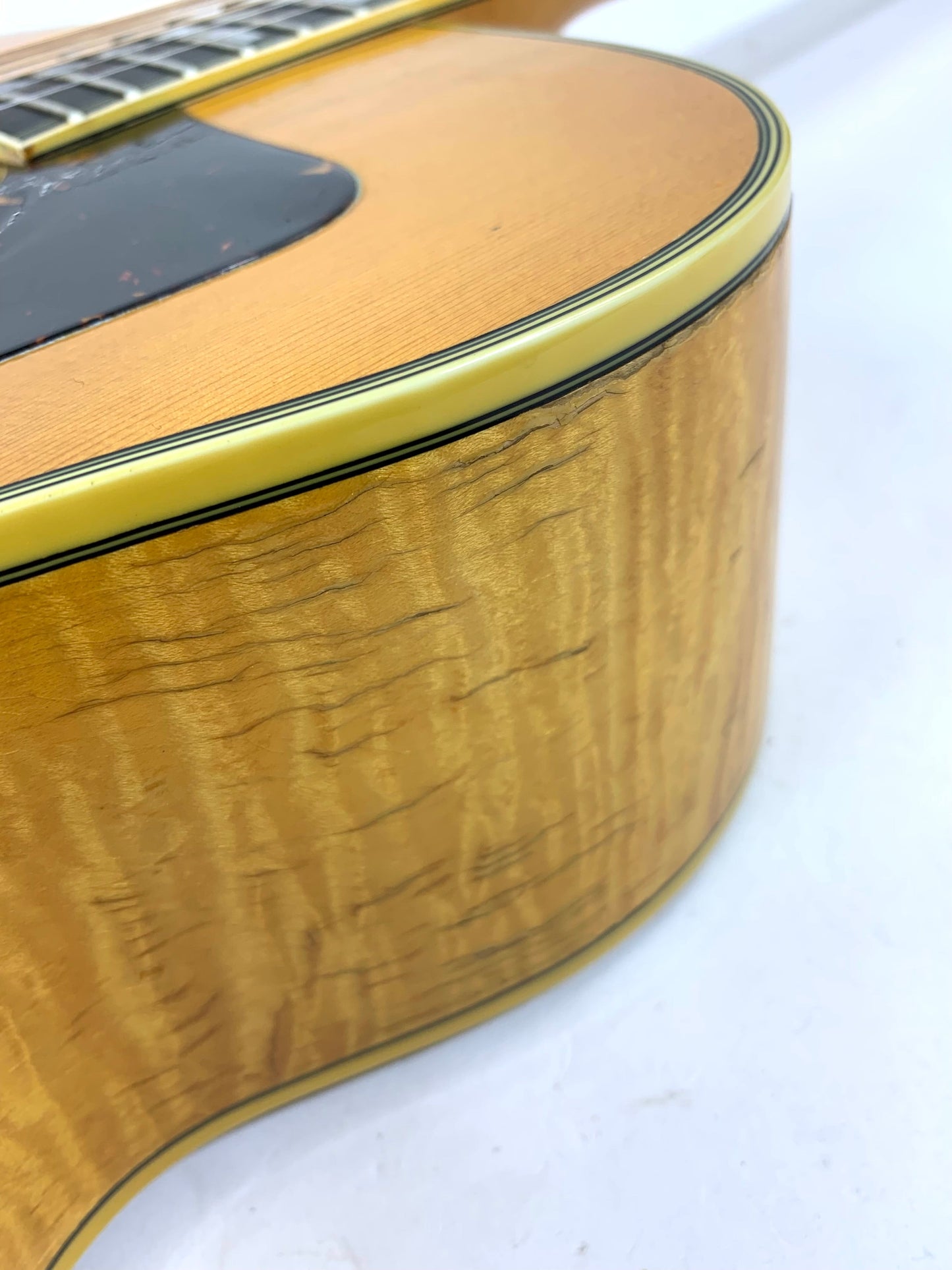 1968 Guild F-50 Natural Jumbo Flattop Jumbo Acoustic Guitar Figured Maple Vintage HOBOKEN MASTERPIECE