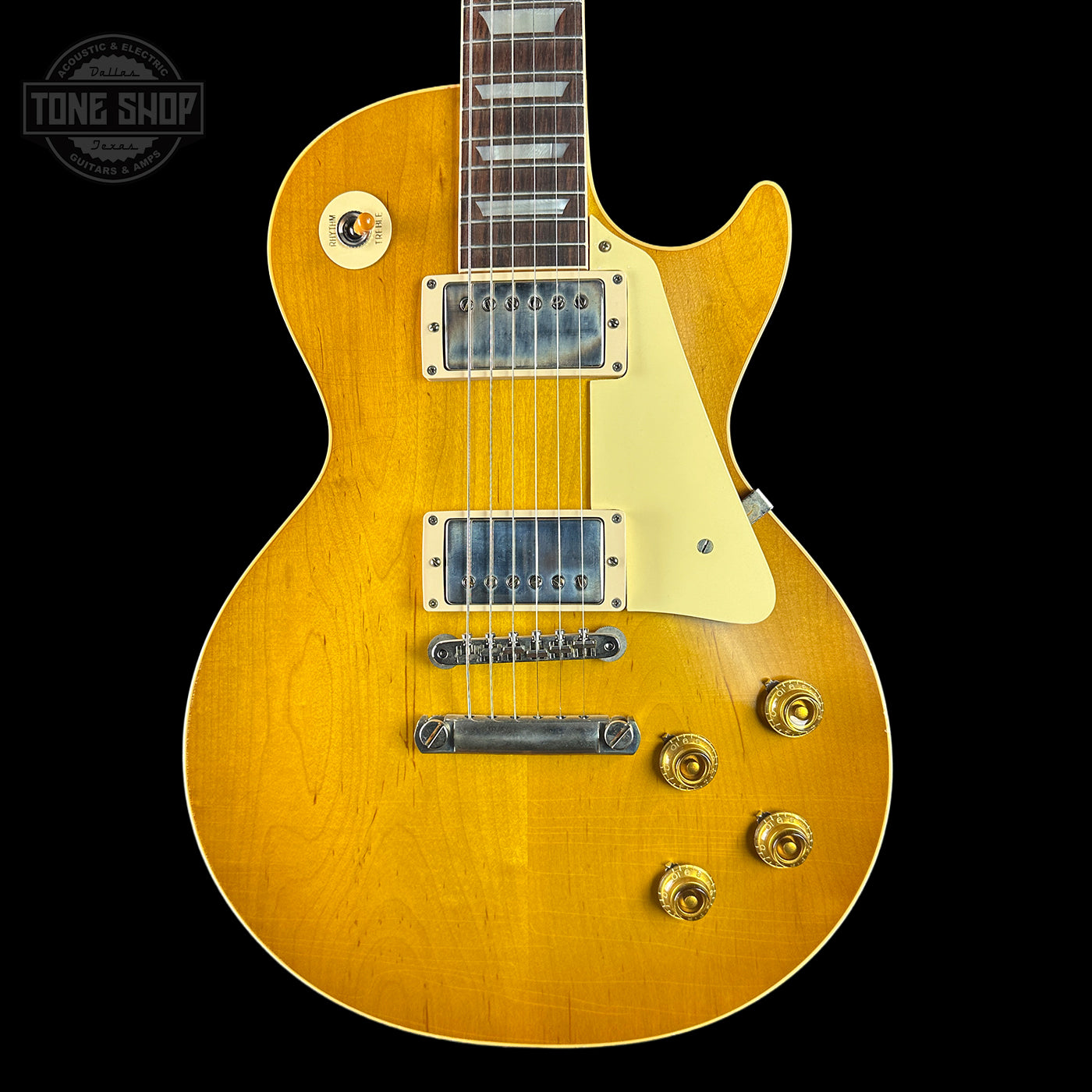 Gibson Custom Dealer Select 1958 Les Paul Chambered Lemon Burst Light Aged w/case 84662