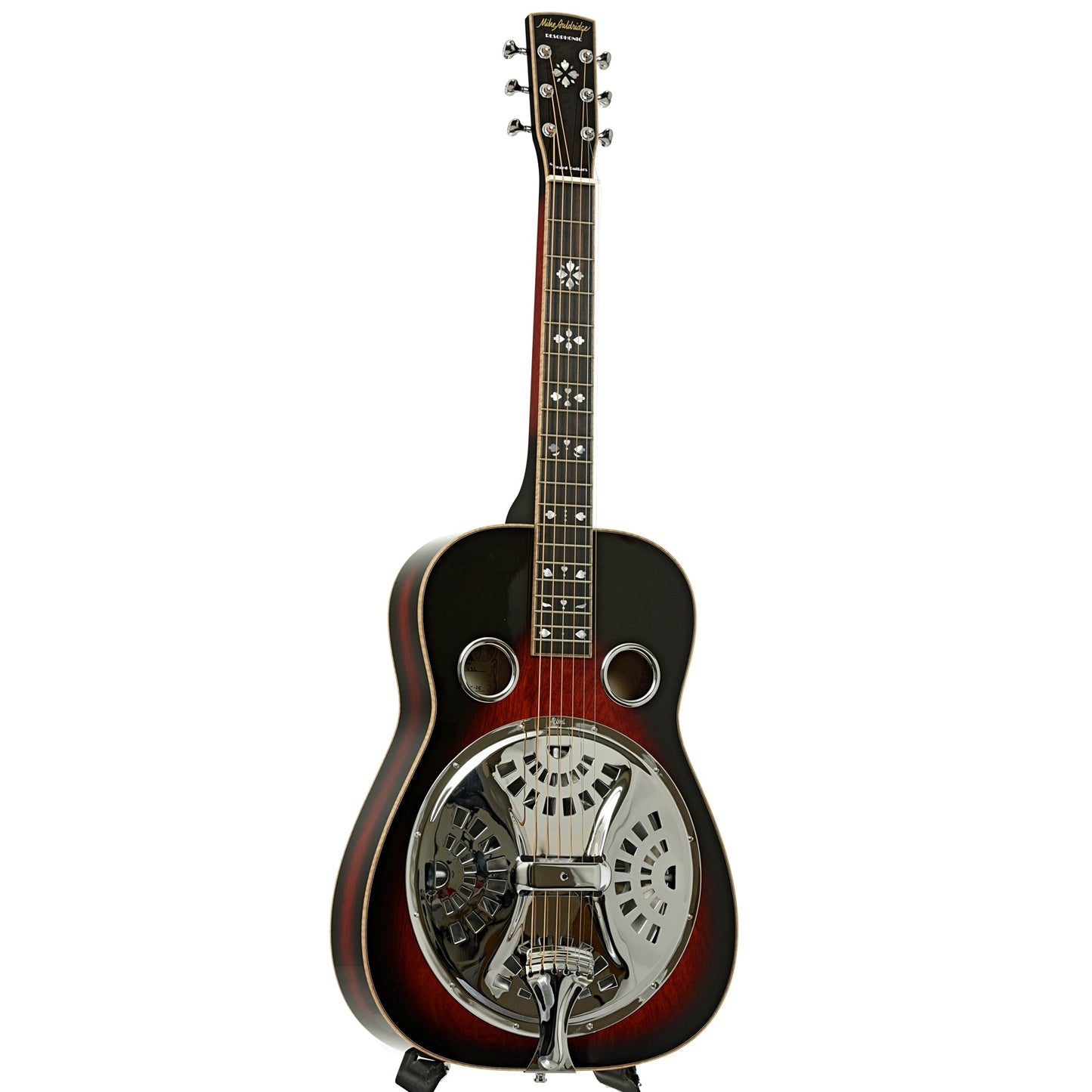 Beard "Mike Auldridge" MA-6 Squareneck Resonator Guitar, Scarlet Sunburst