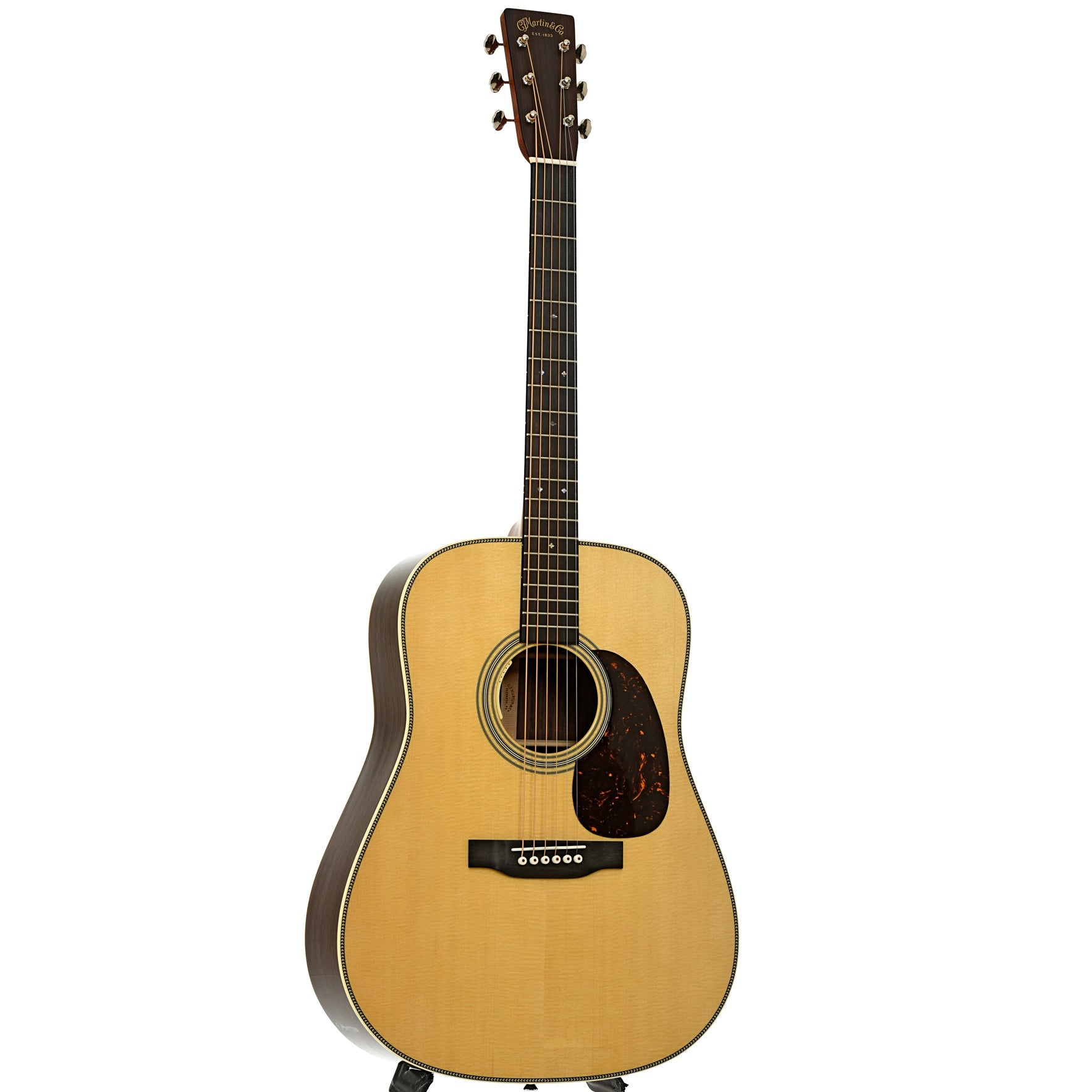 Martin HD-28E Guitar & Case, Baggs Pickup