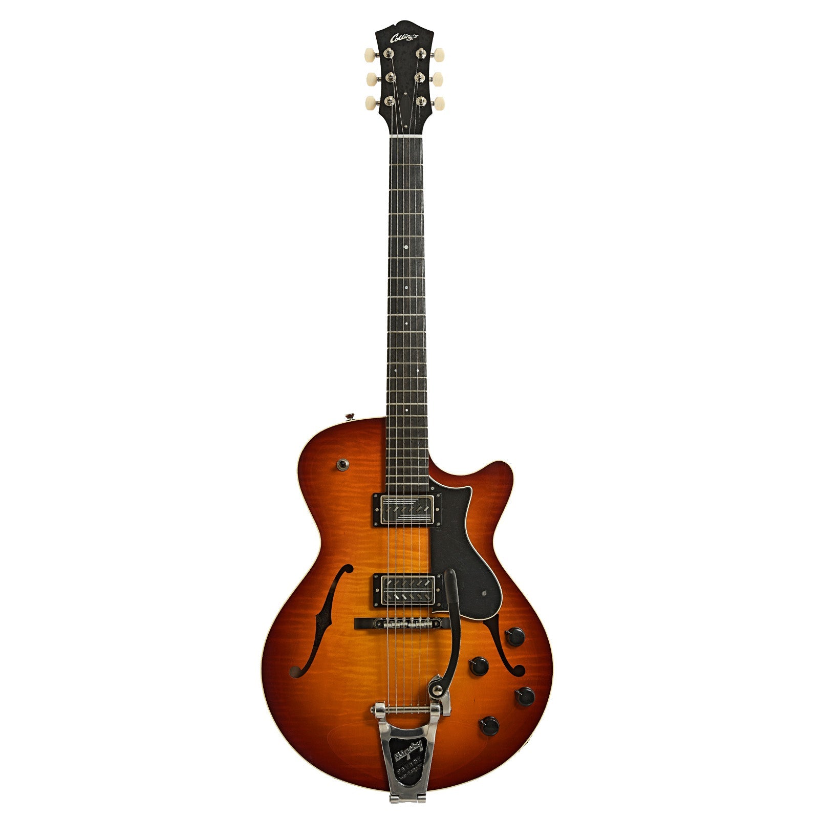 Collings 620 SM LC Hollowbody Electric Guitar& Case, Dark Cherry Sunburst