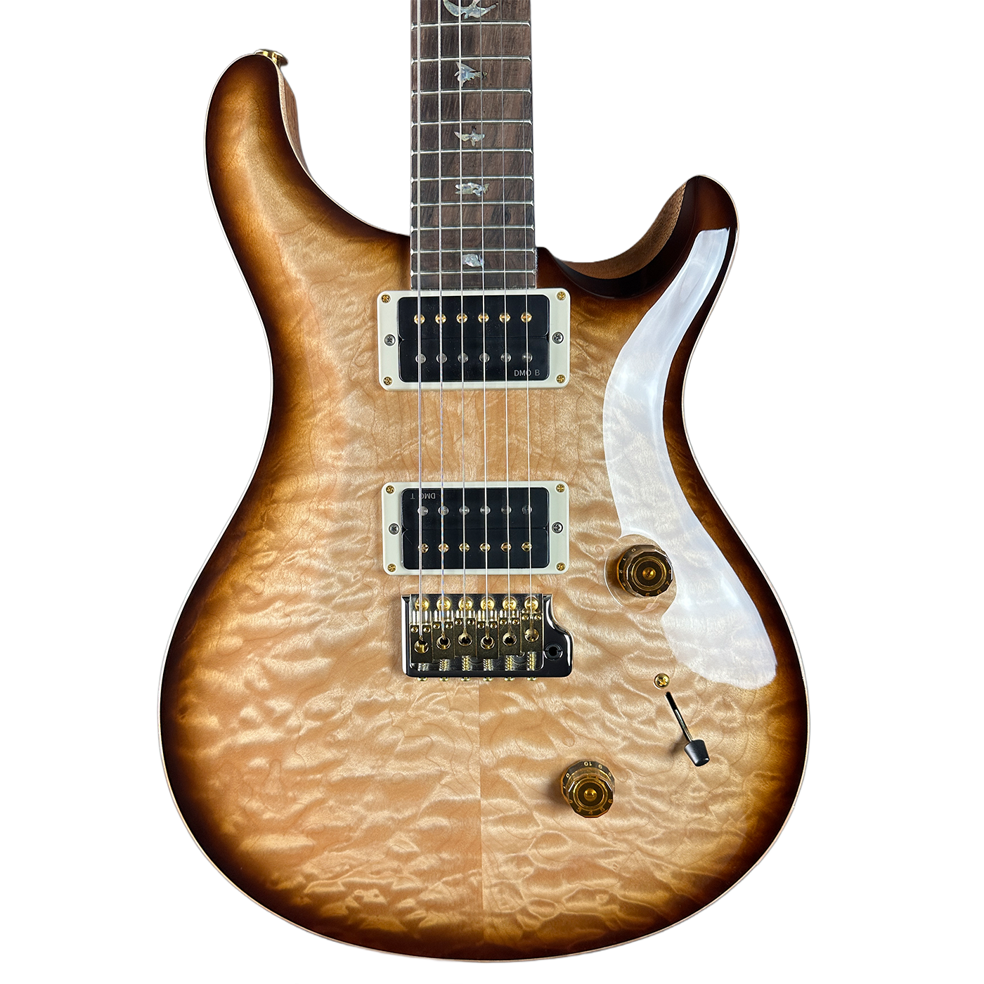 PRS Wood Library Custom 24 Quilt 10 Top Vintage Natural Burst w/case 0406617