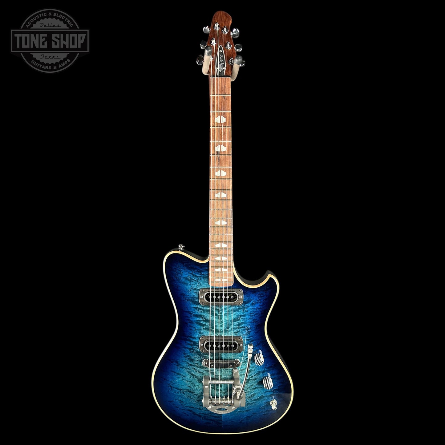 Powers Electric A-Type Select Birdseye Glacier Burst w/softcase